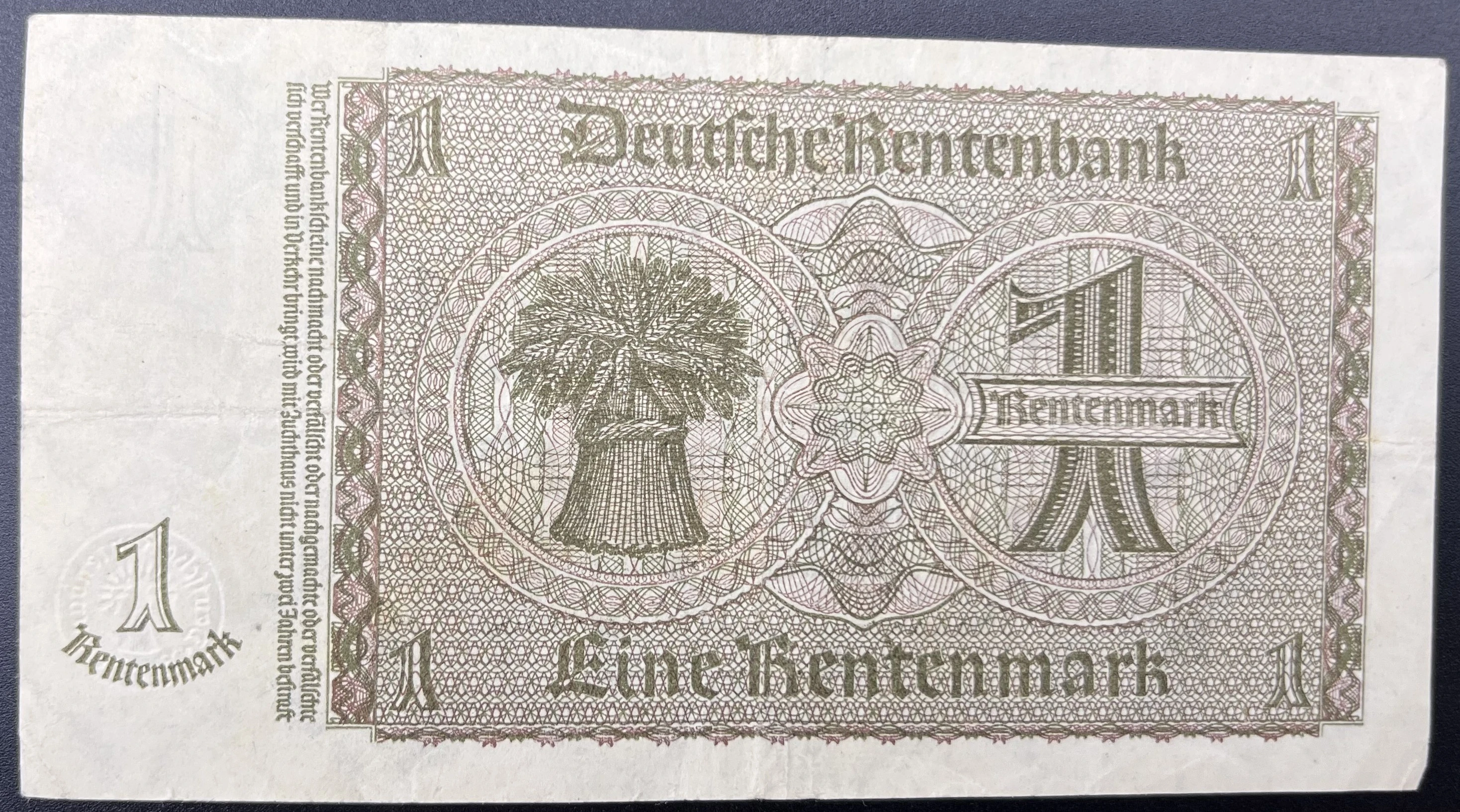 ALMANYA  1  MARK  (1923) -TEMİZ