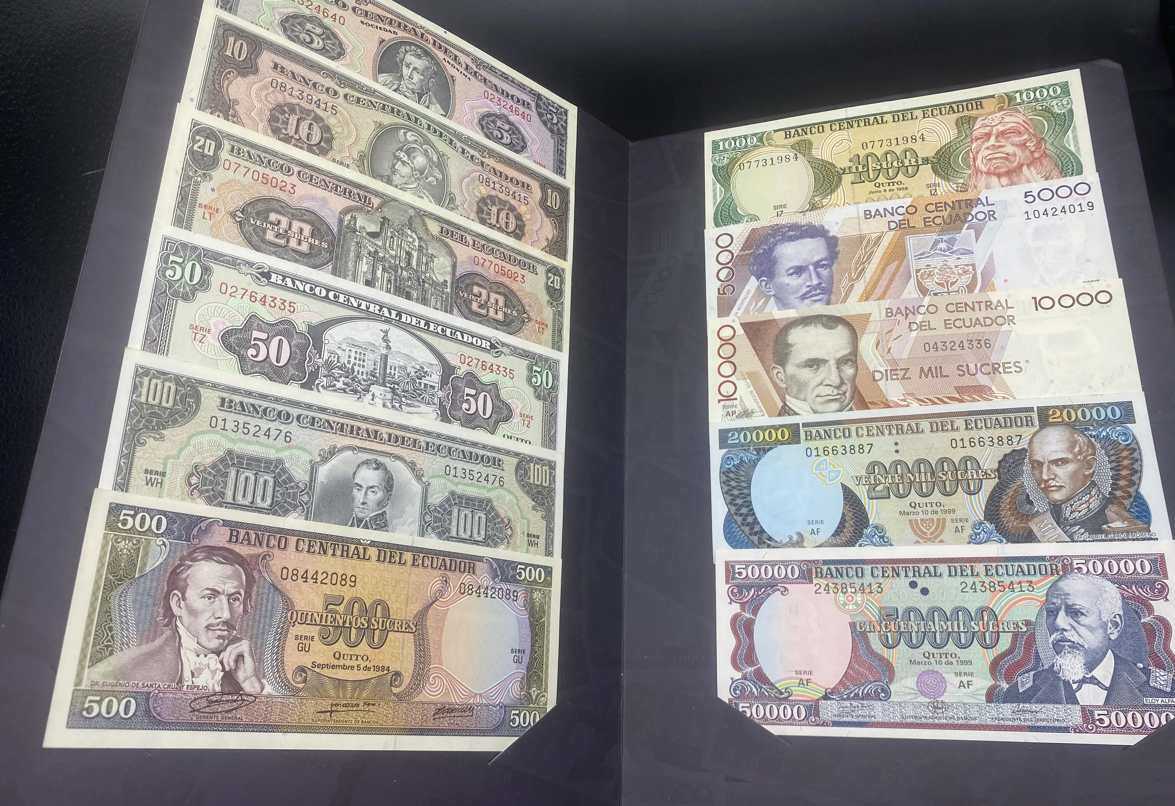 EKVATOR  ÖZEL BASKI SET-10 LU-  SUCRES  (1999)-ÇİL