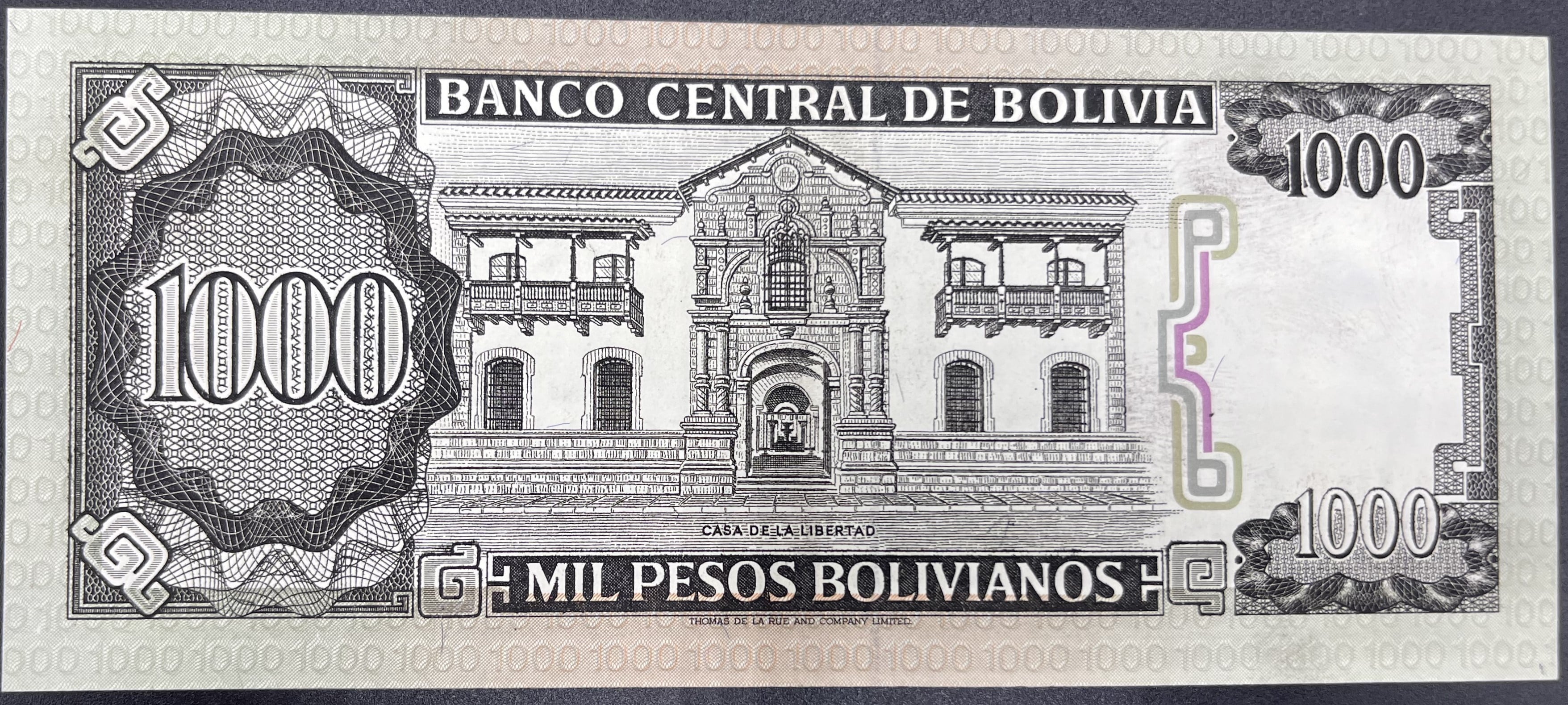 BOLİVYA>1,000.00>PESOS