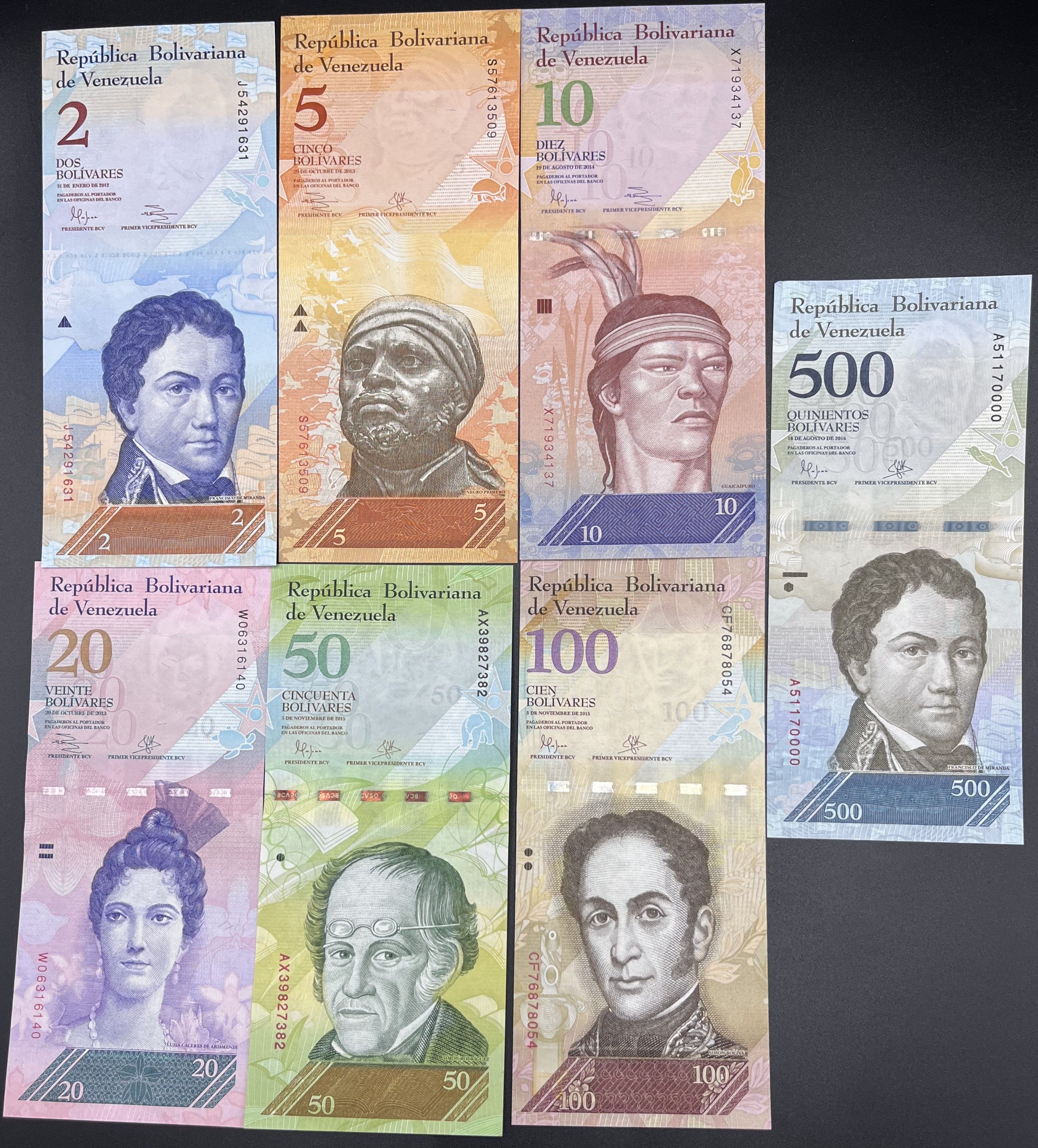 VENEZUELLA>7 li set>BOLİVAR