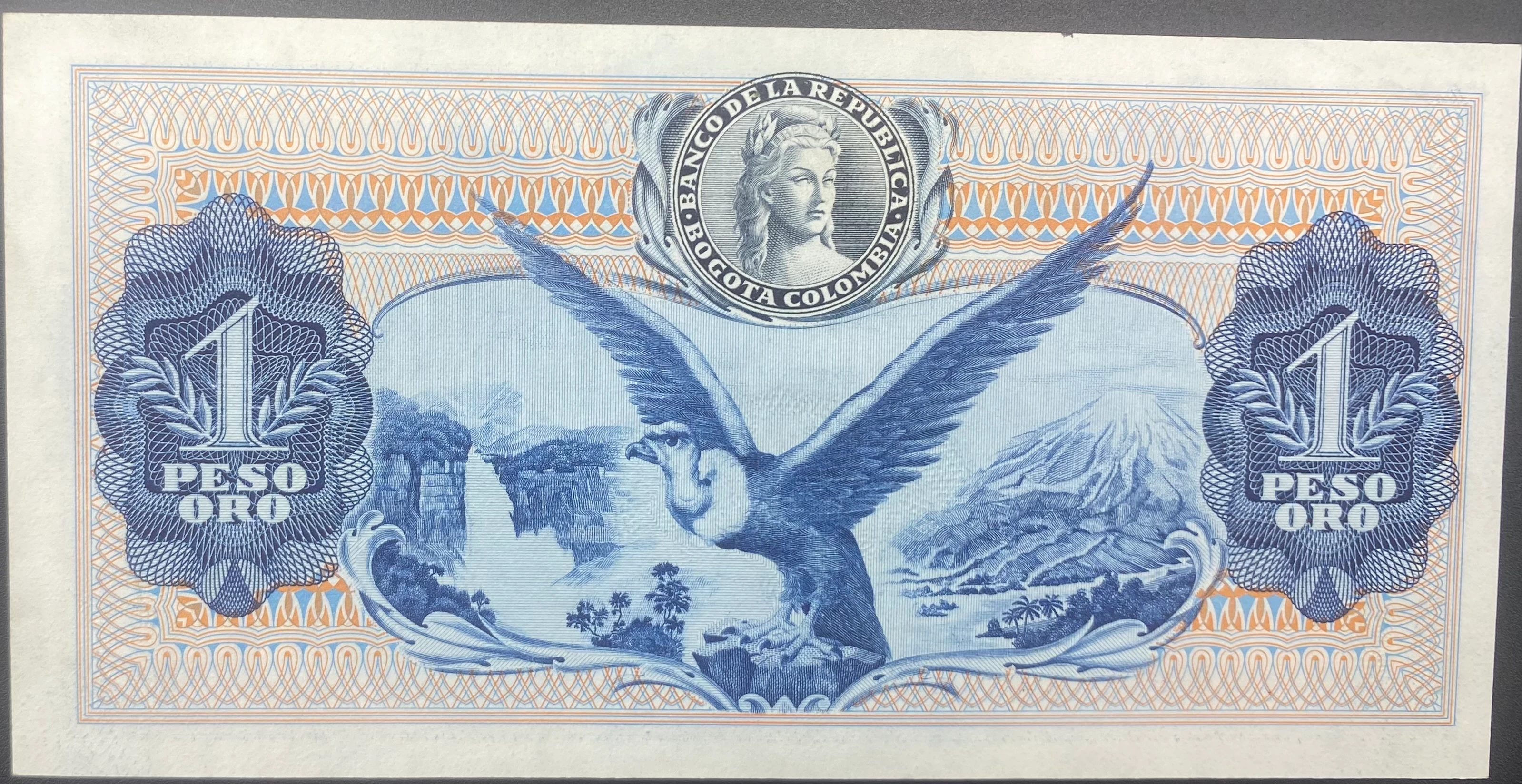 KOLOMBİA  1 PESOS (1974)-ÇİL