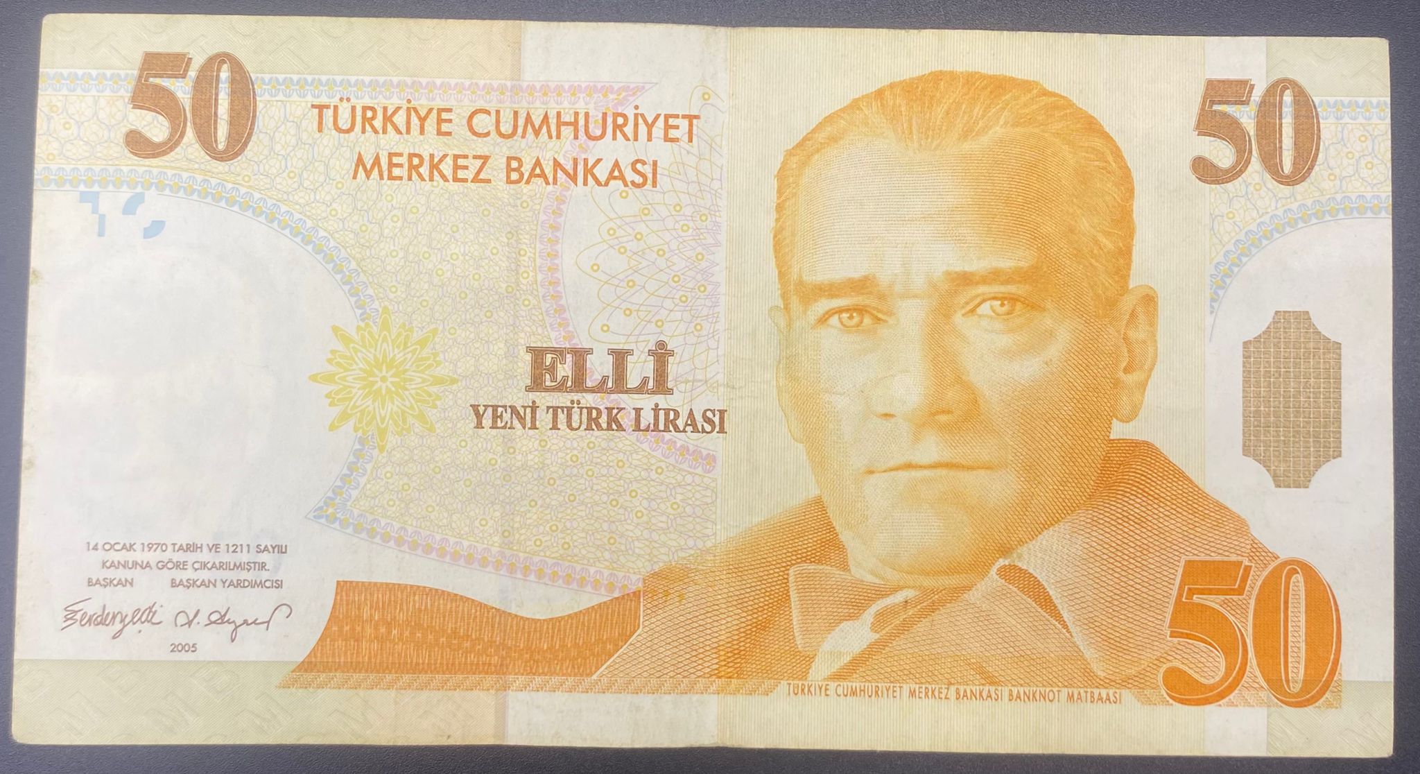 8.EMİSYON>50YTL>TÜRK PARASI> ÇÇT KONDİSYON