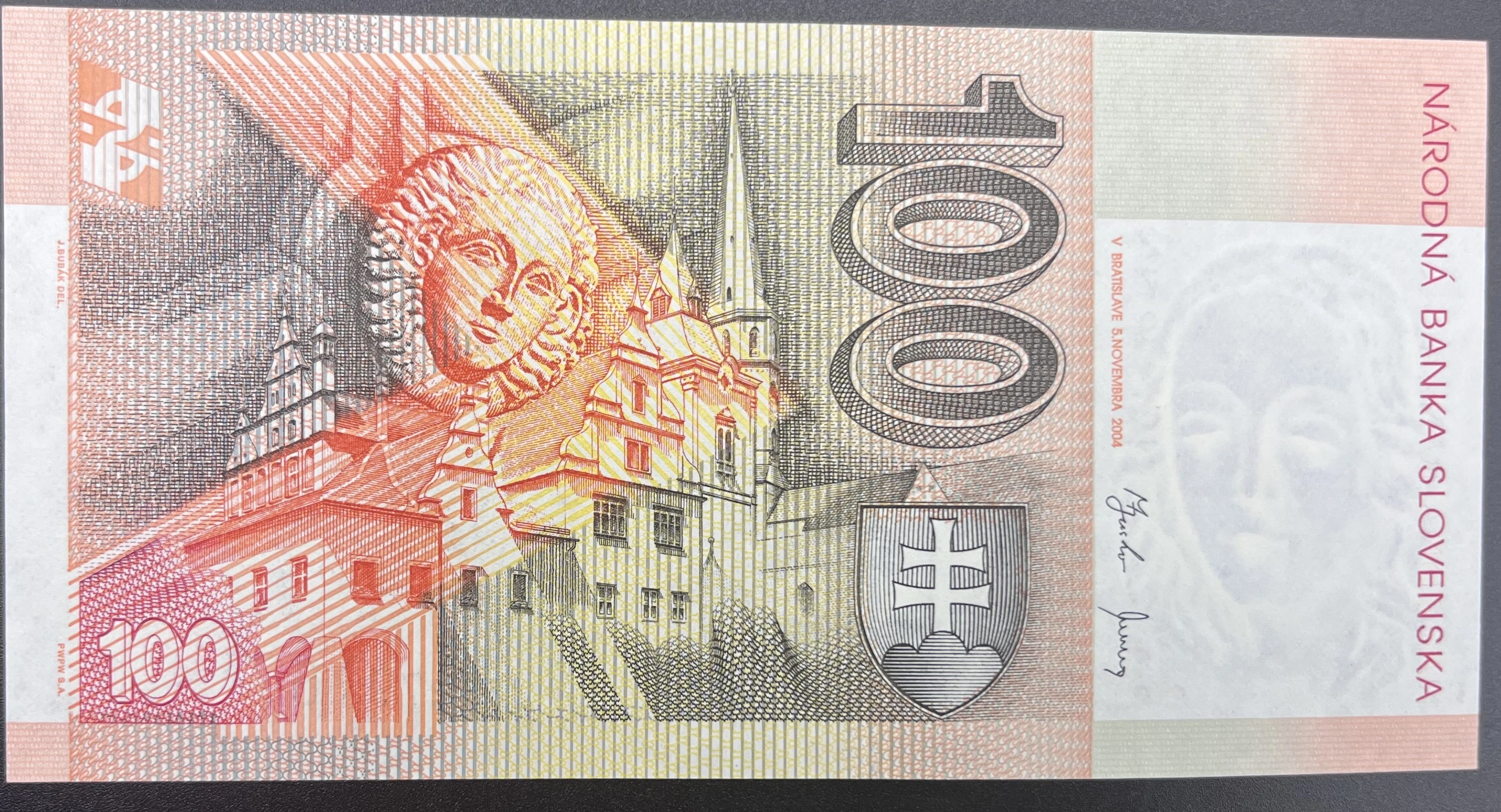 SLOVAKYA  100  KORUN  (2004)-ÇİL