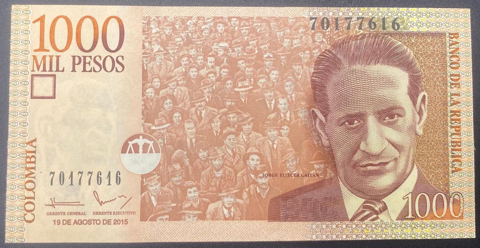 KOLOMBİA  20 PESOS (1983)