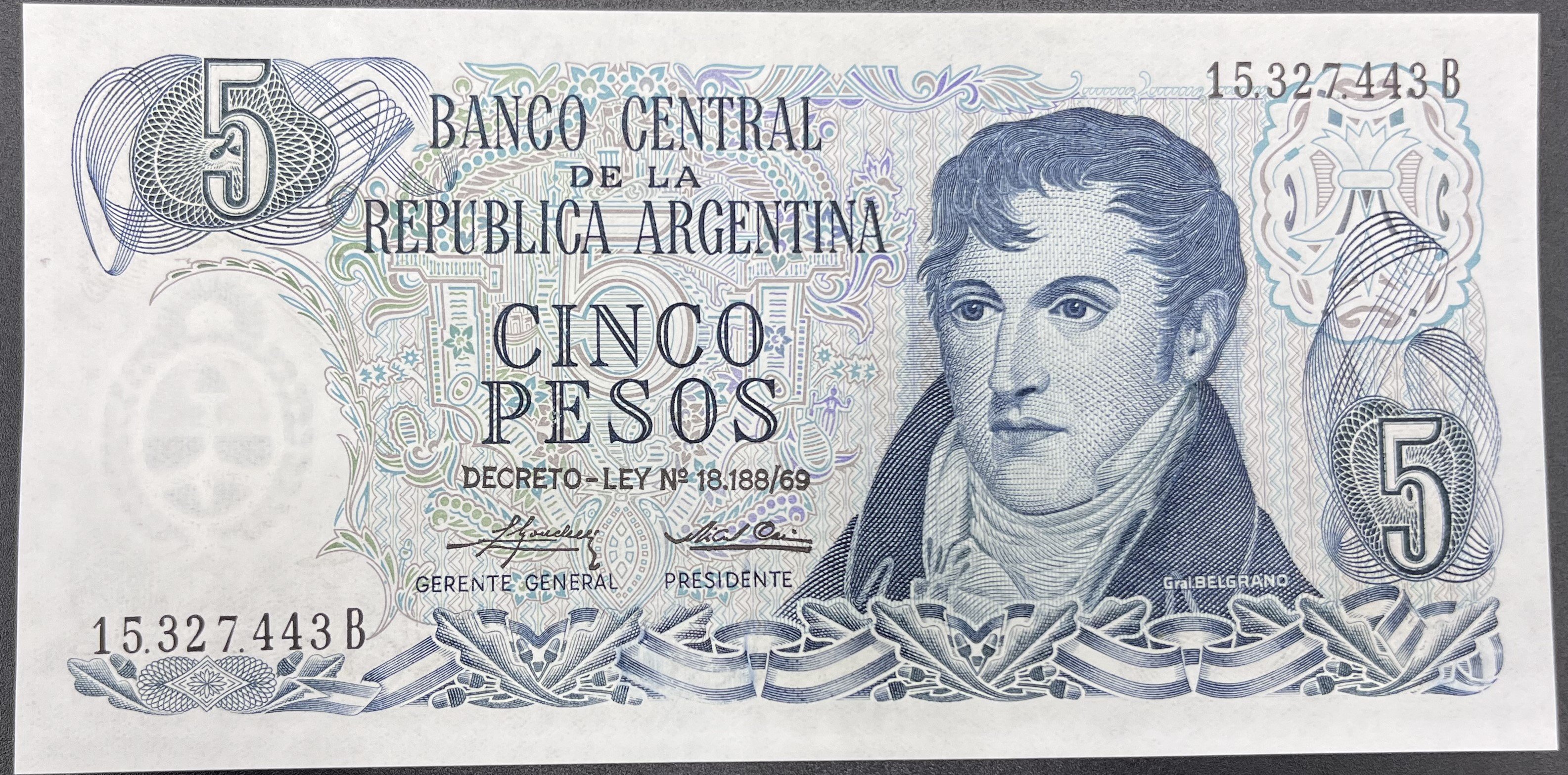 ARJANTİN>5.00>PESOS