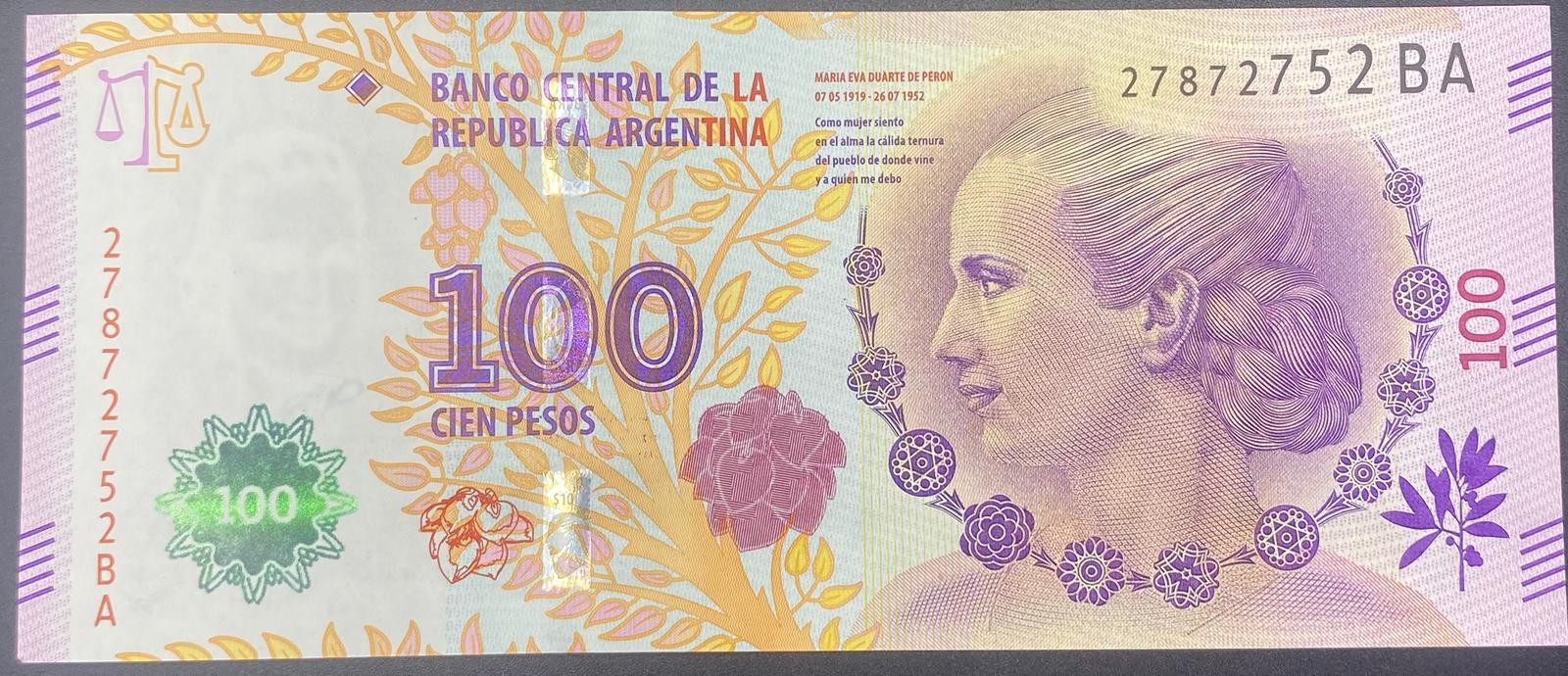 ARJANTİN>100.00>PESOS