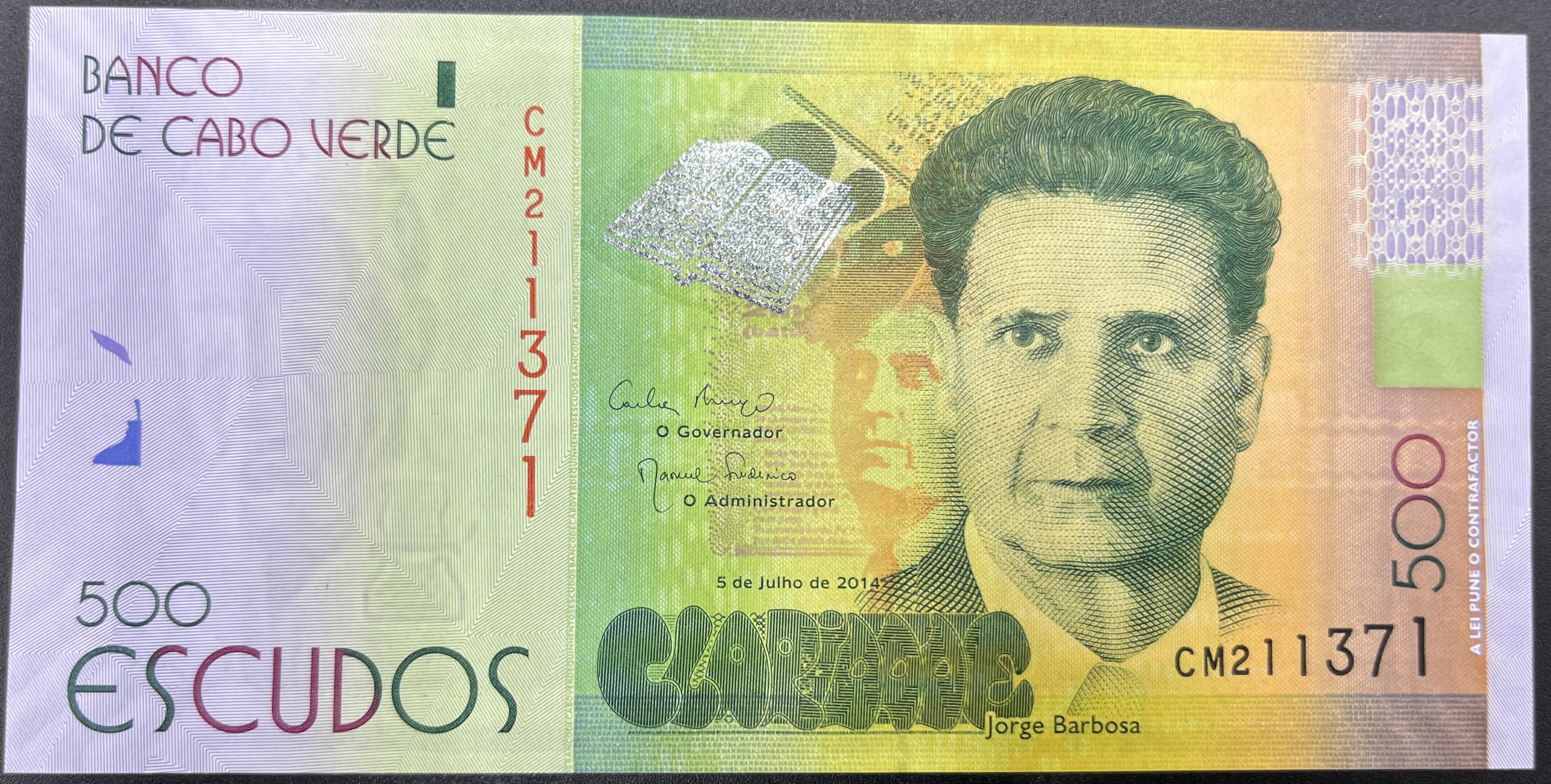 CABO VERDA>500.00>ESCUDOS