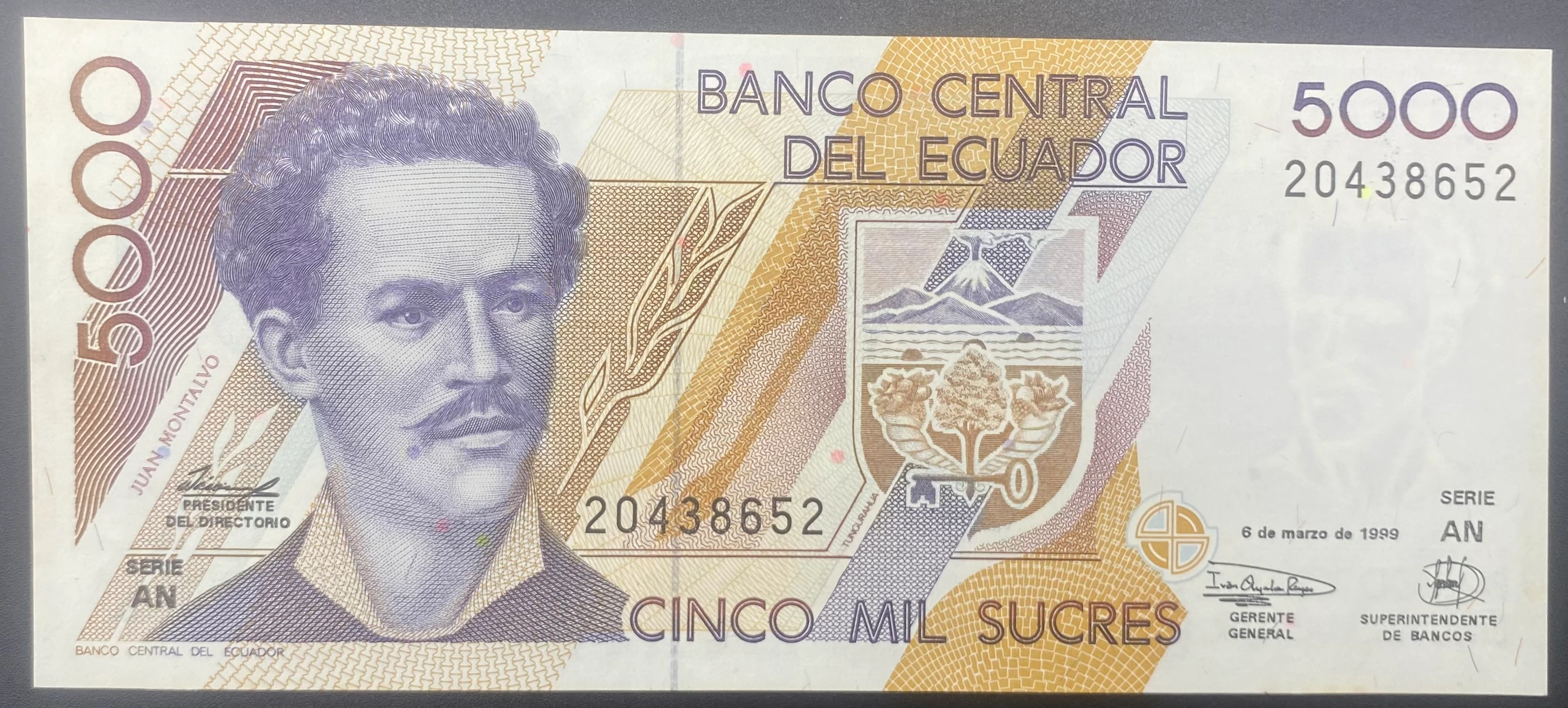 EKVATOR  5 SUCRES  (1999)-ÇİL