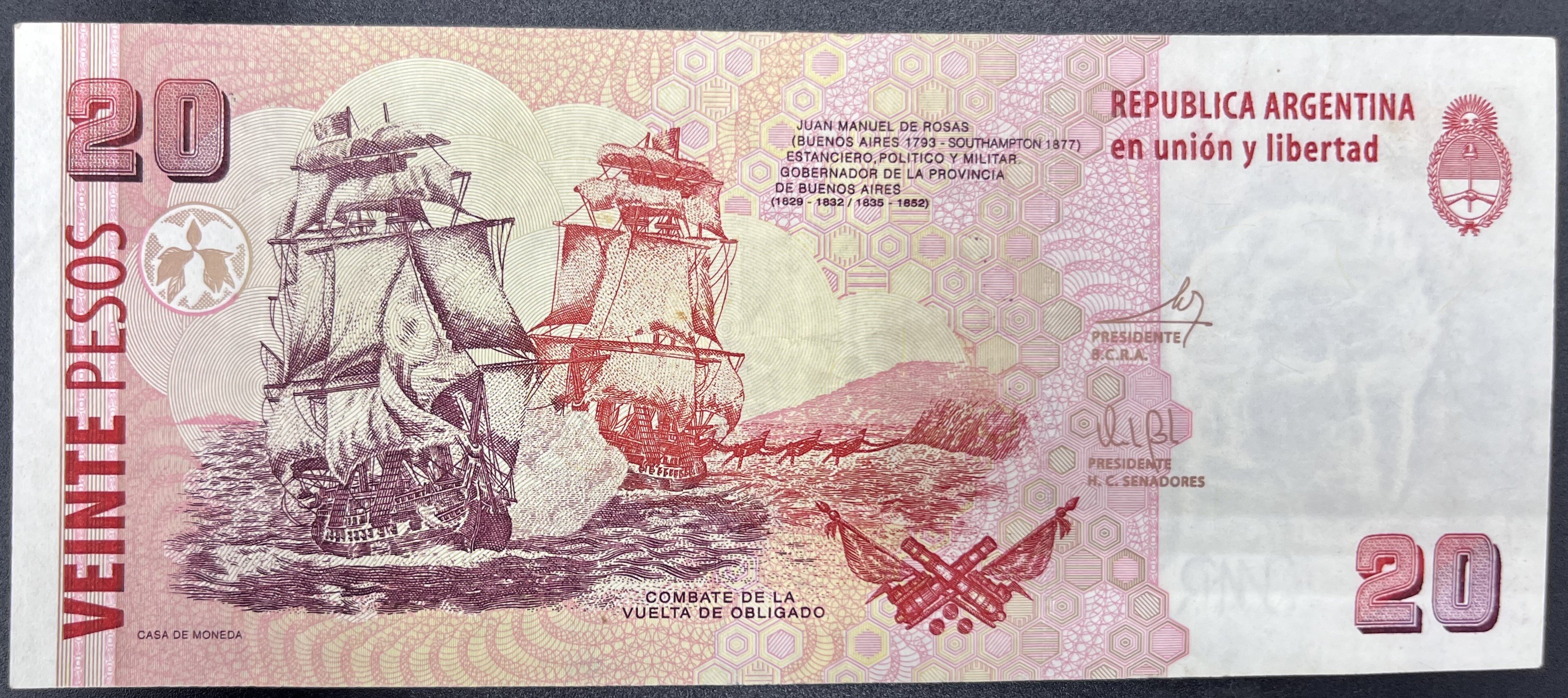 ARJANTİN>20.00>PESOS