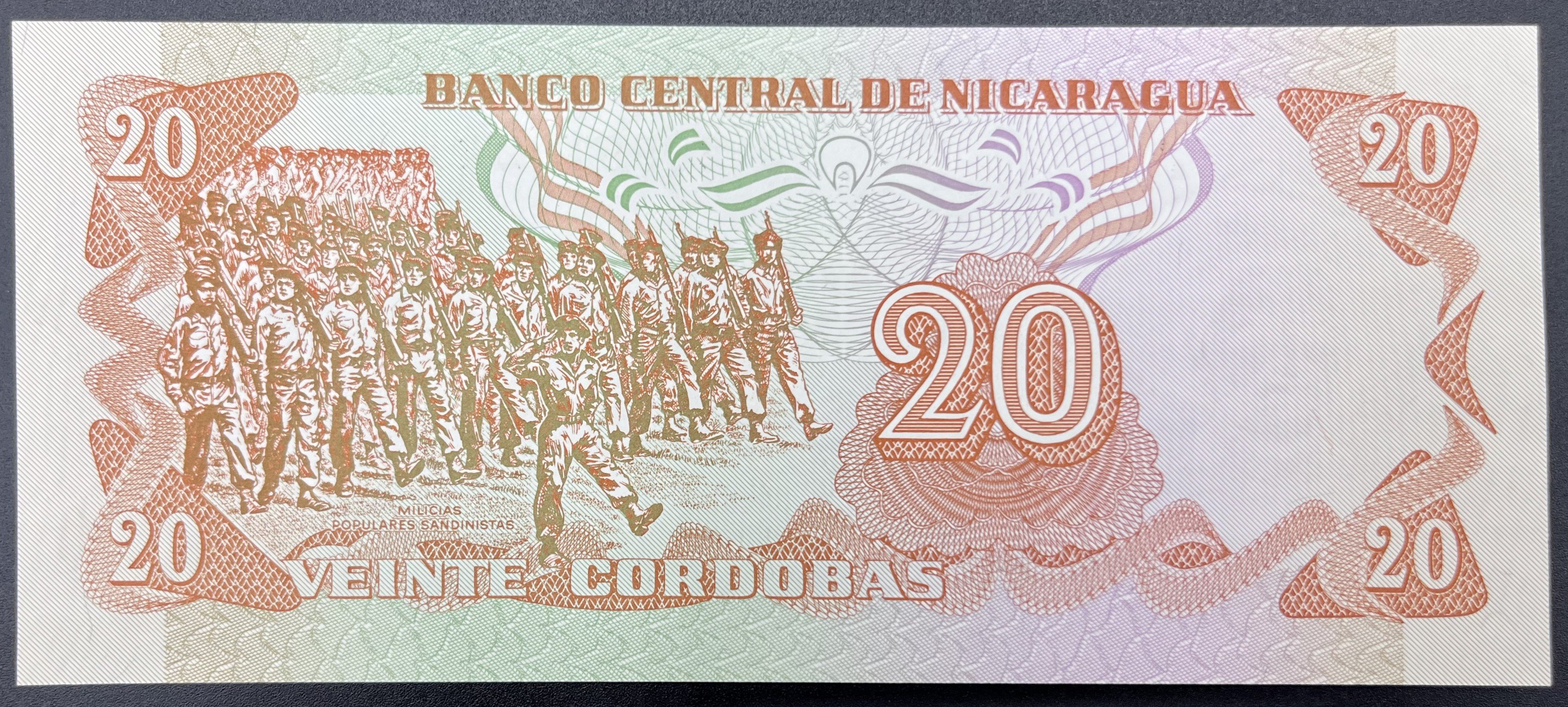 NİKARAGUA>20.00>CORDOBAS