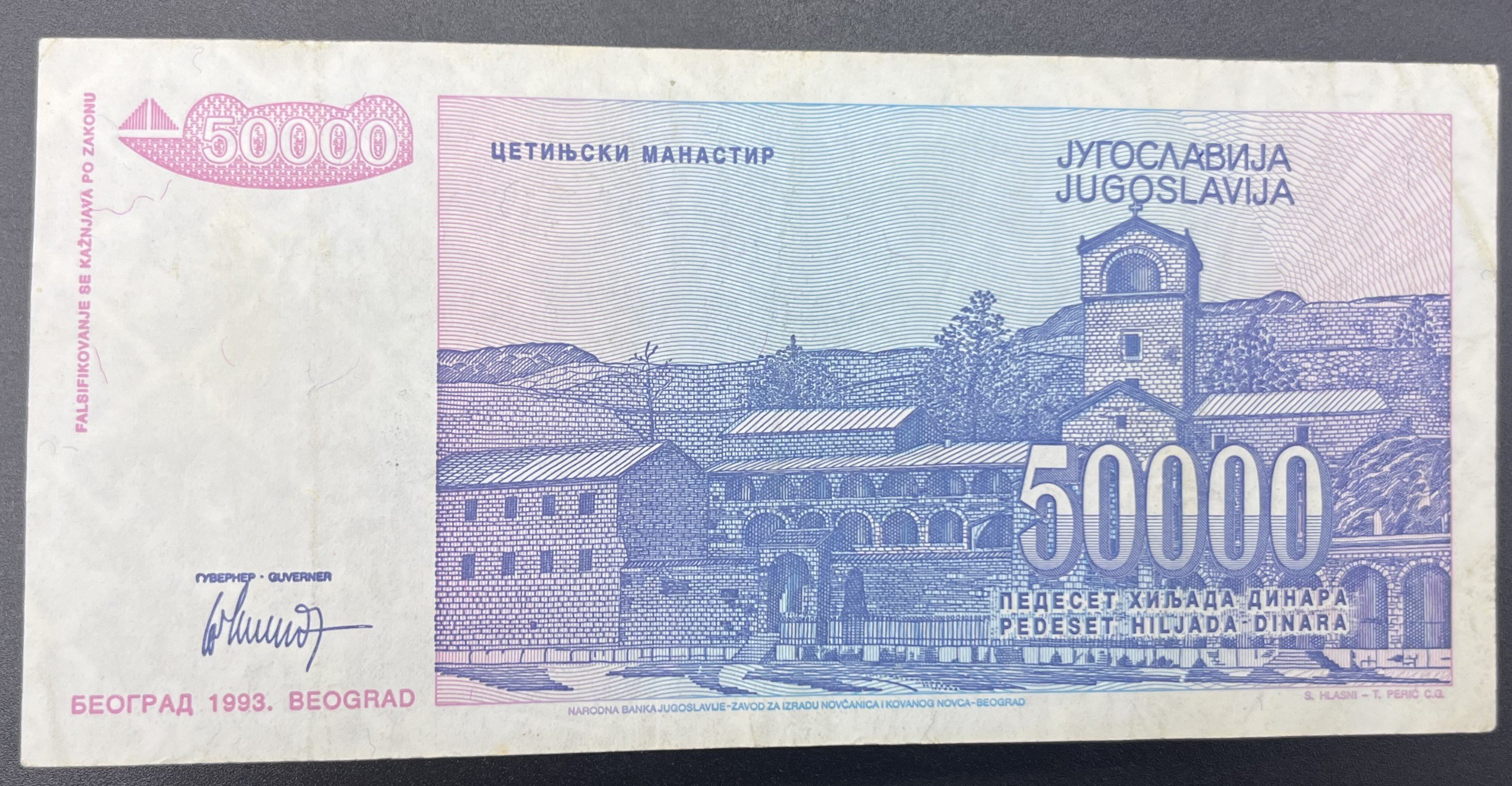 YUGOSLAVYA>50,000.00>DİNAR