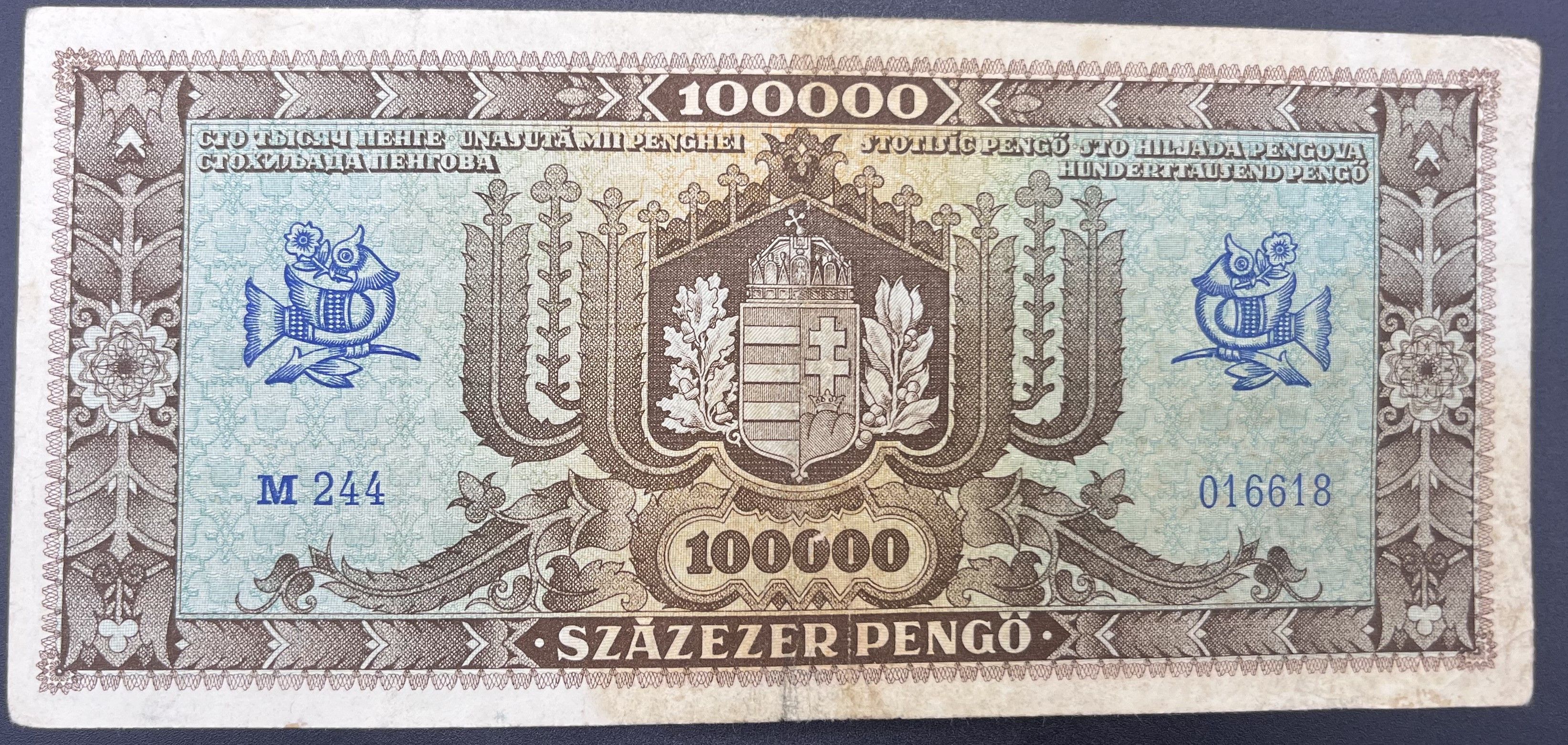 MACARİSTAN>100,000.00>PENGO