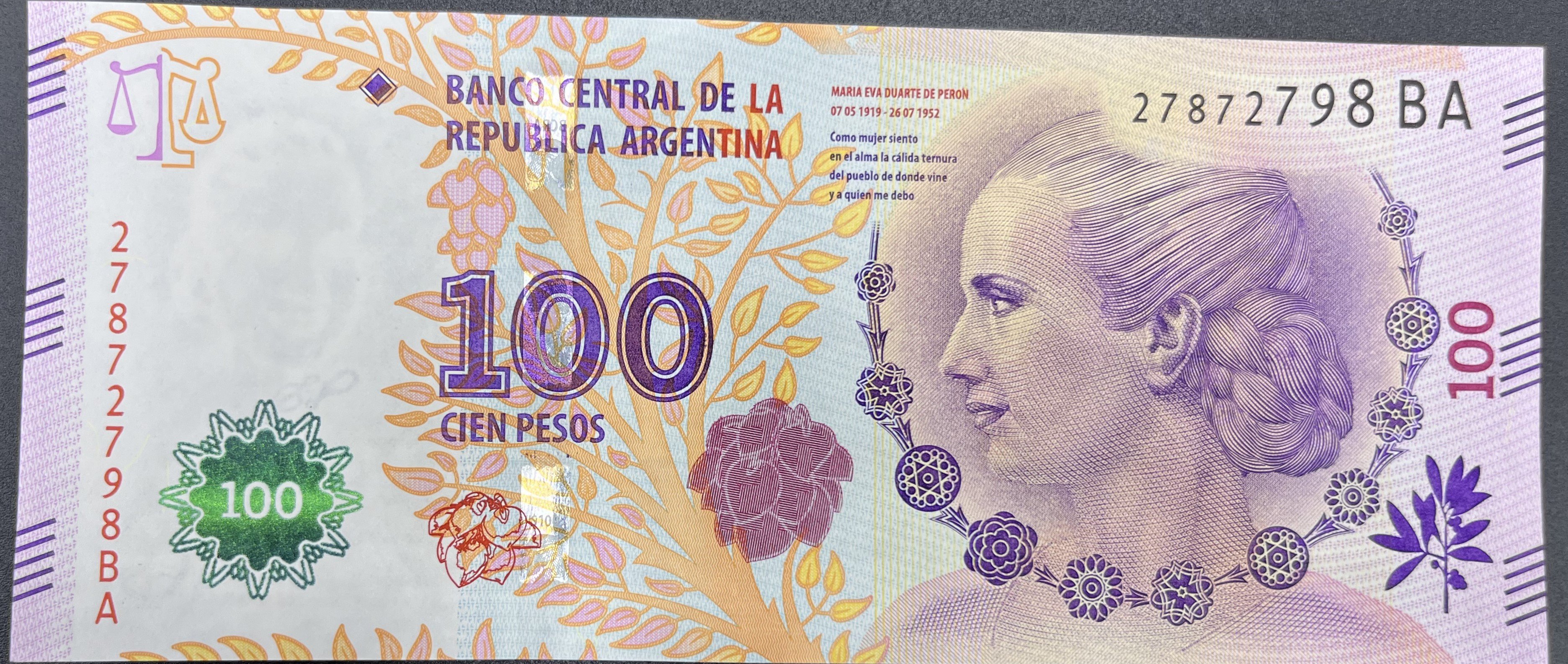 ARJANTİN>100.00>PESOS