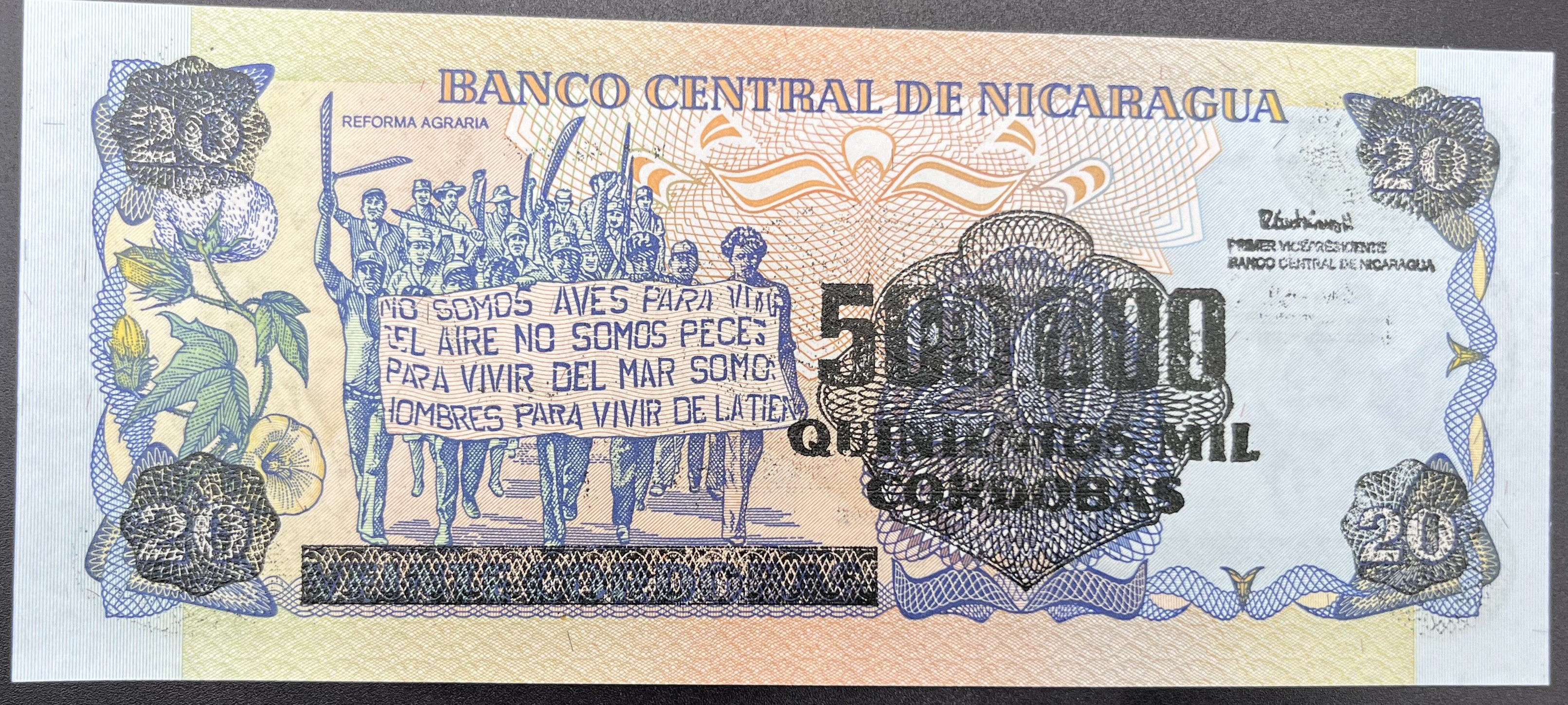 NİKARAGUA>500,000.00>CORDOBAS
