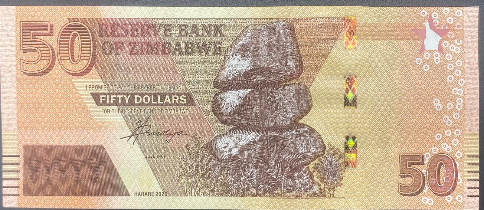 ZİMBABWE>50>DOLAR