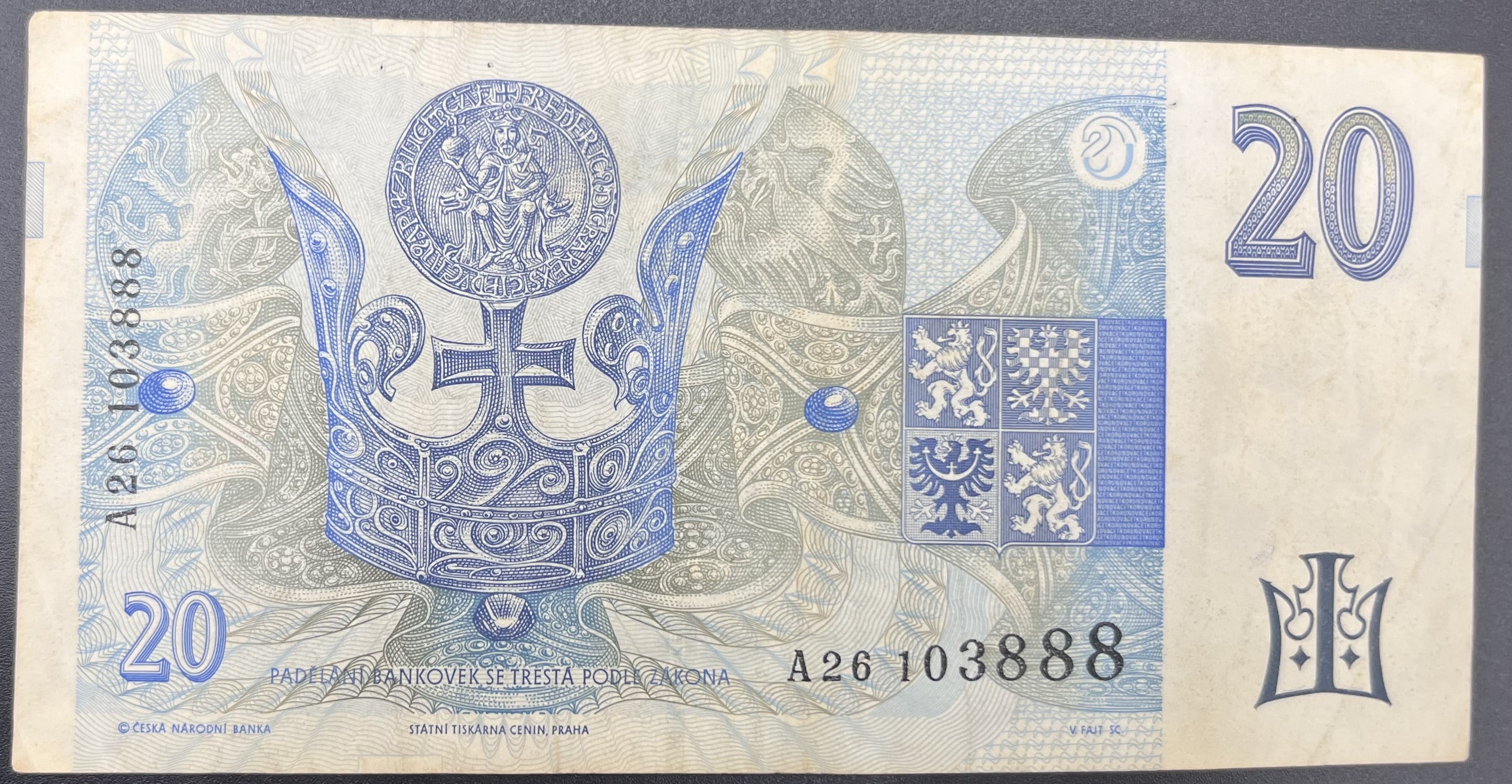 ÇEKOSLAVAKYA>20.00>KORUN
