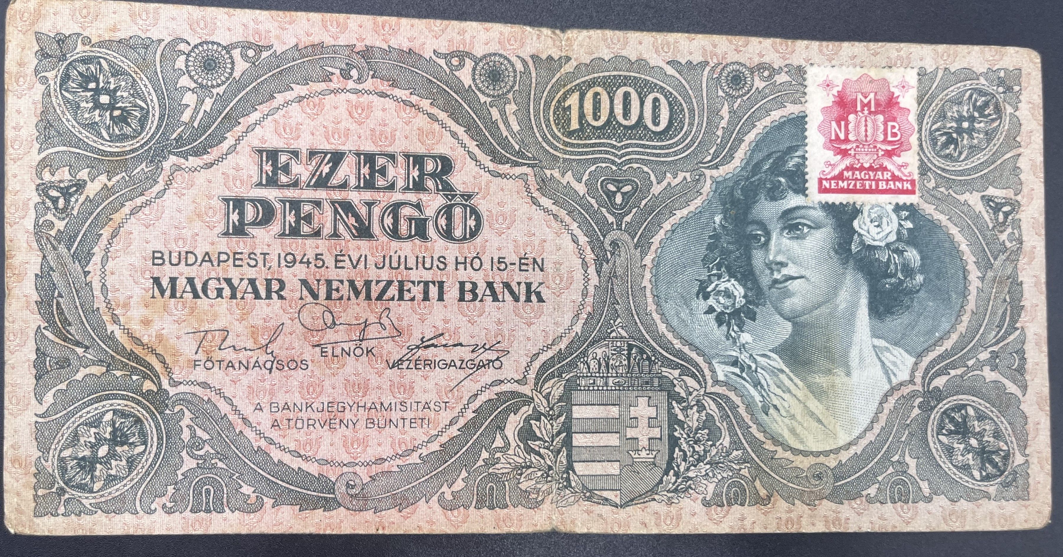 MACARİSTAN>1,000.00>PENGO