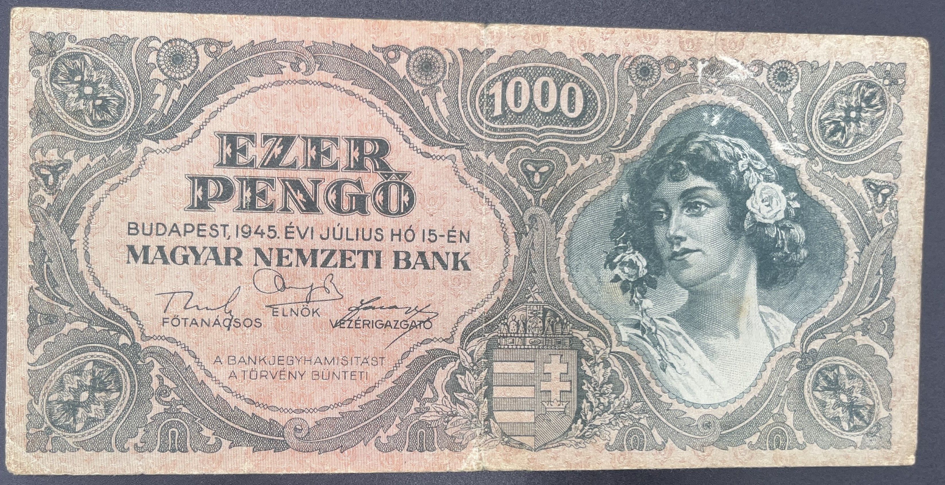 MACARİSTAN>1,000.00>PENGO