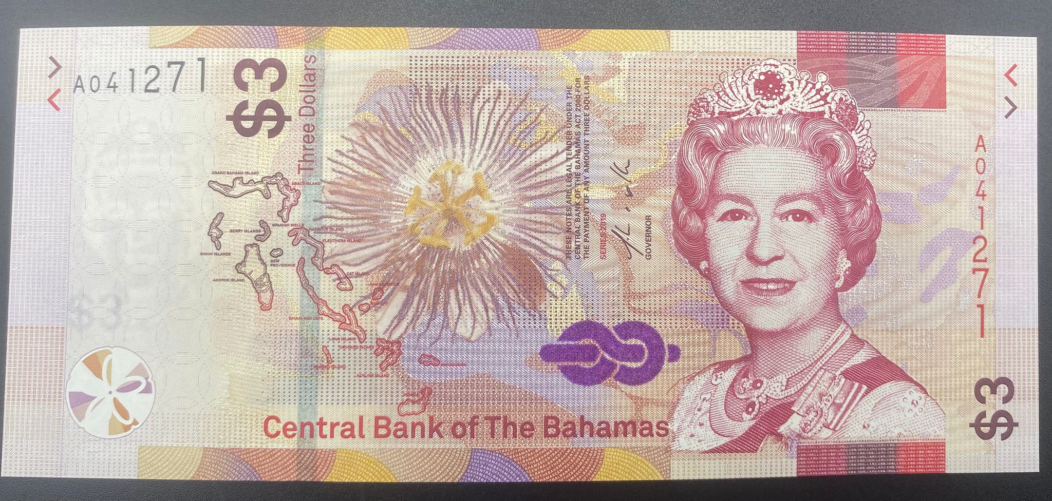 BAHAMALAR 3  DOLAR-2019  ÇİL  A SERİSİ