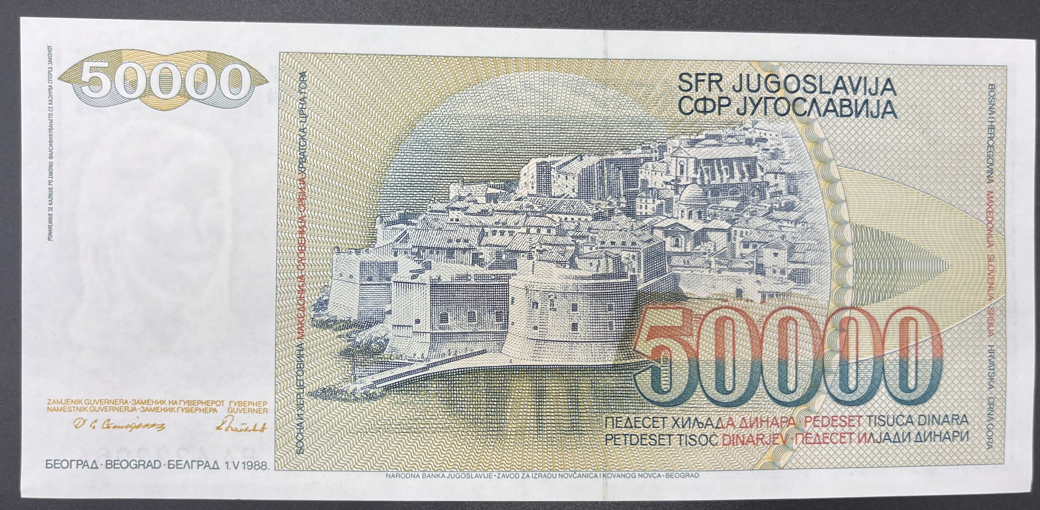 YUGOSLAVYA>50,000.00>DİNAR