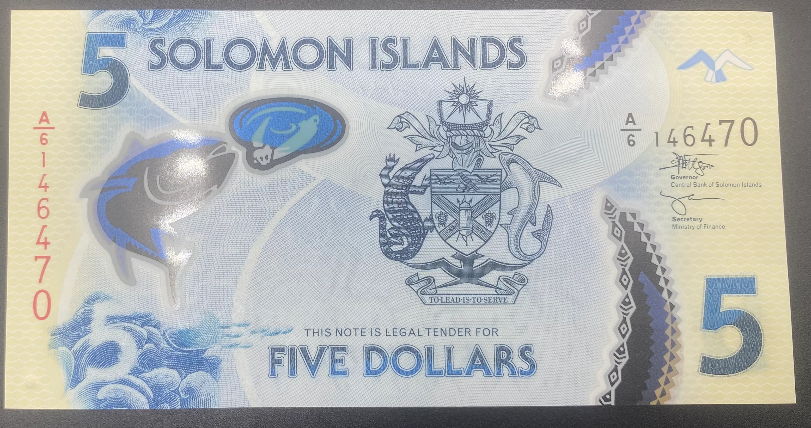 SOLOMON ADALARI  5  DOLAR  (2008)-ÇİL