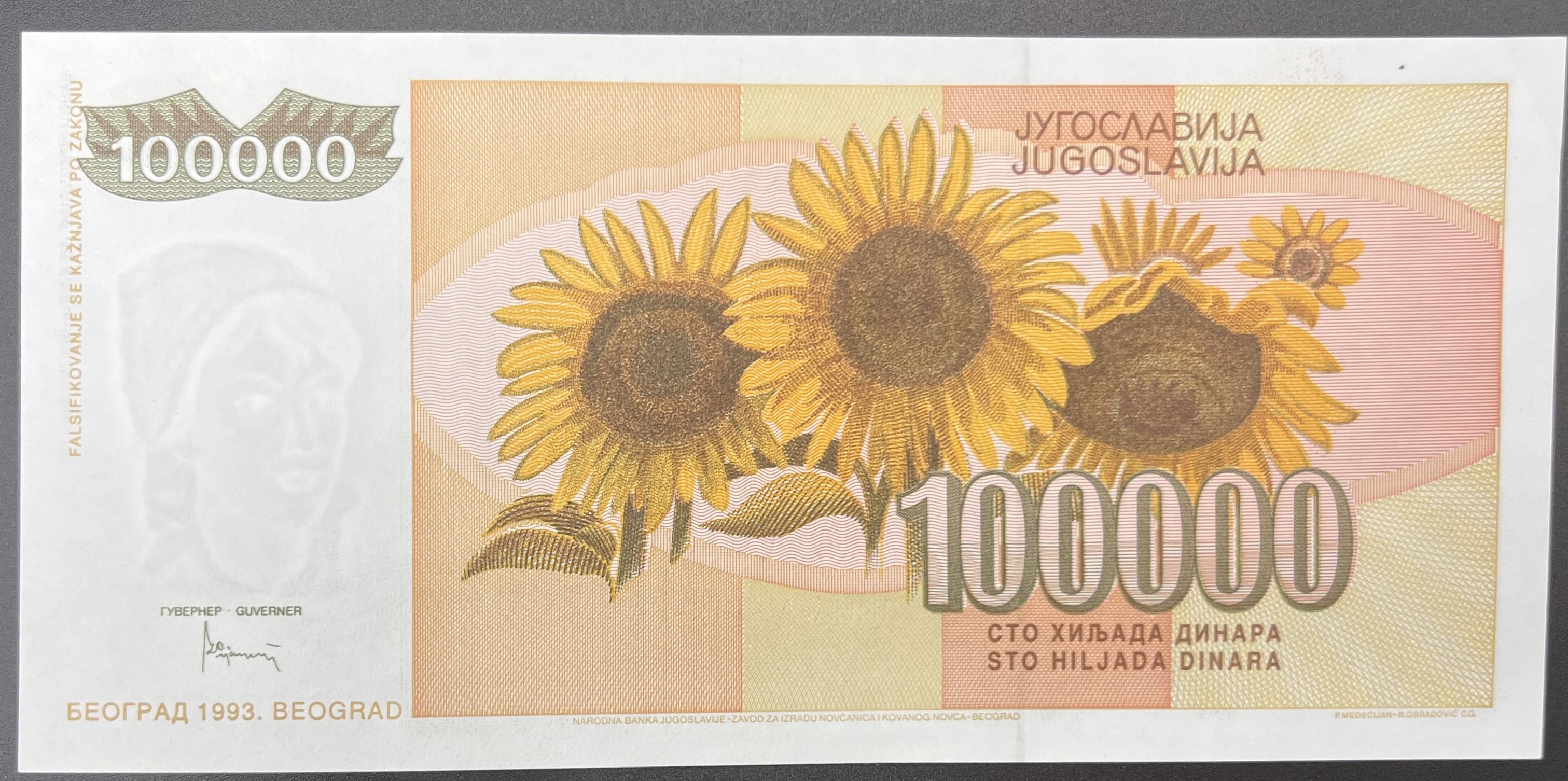 YUGOSLAVYA>100,000.00>DİNAR