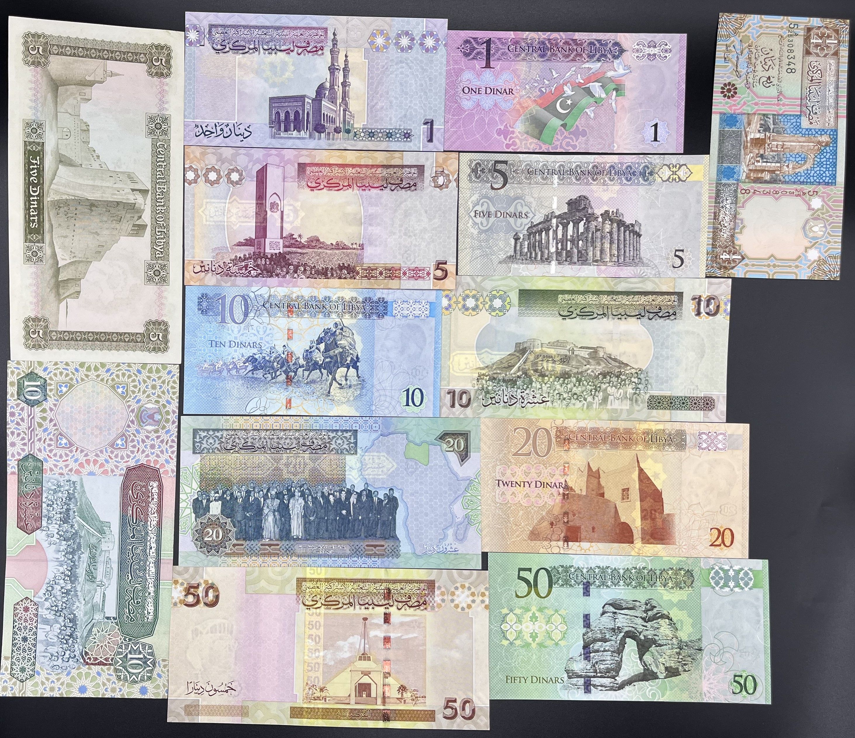 LİBYA>13 LÜ SET>DİNAR