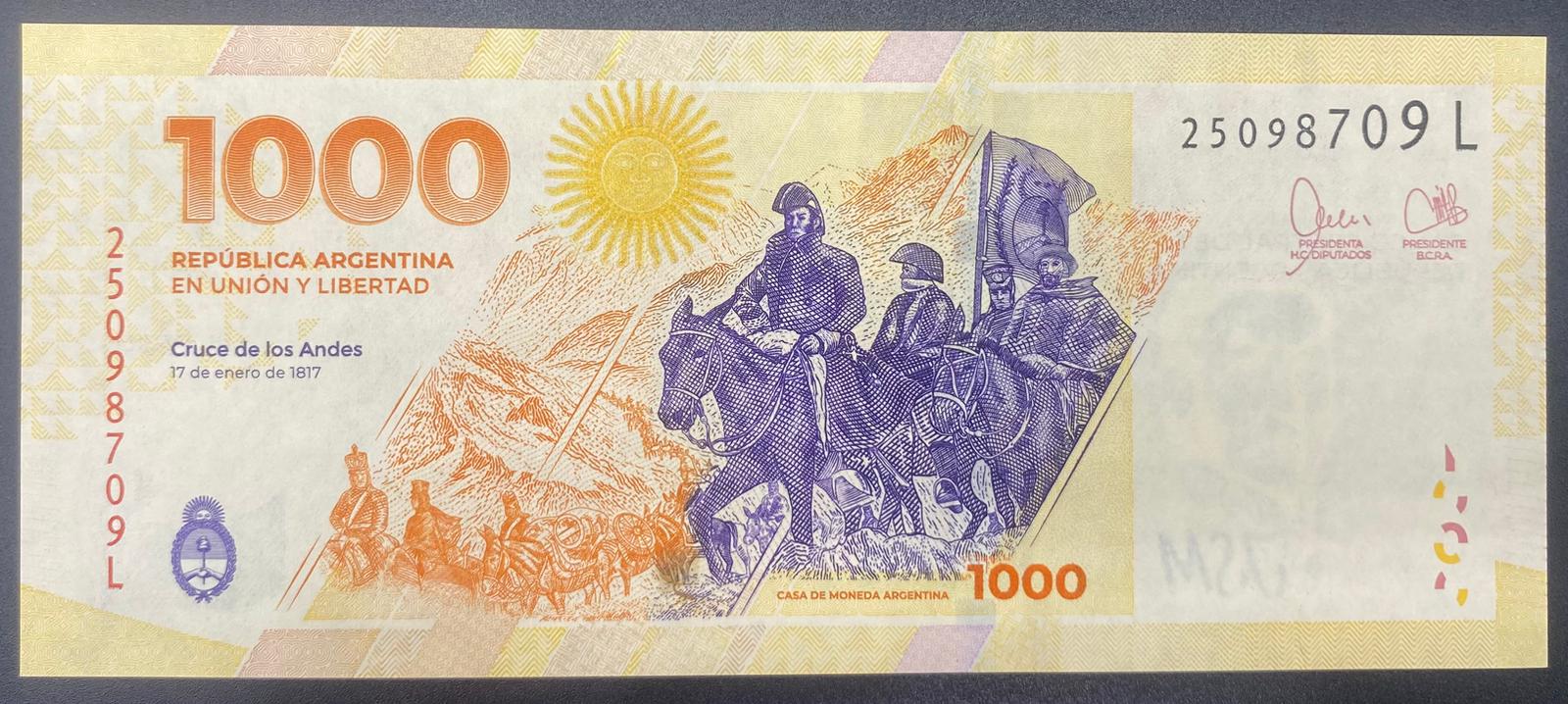 ARJANTİN>1000>PESO