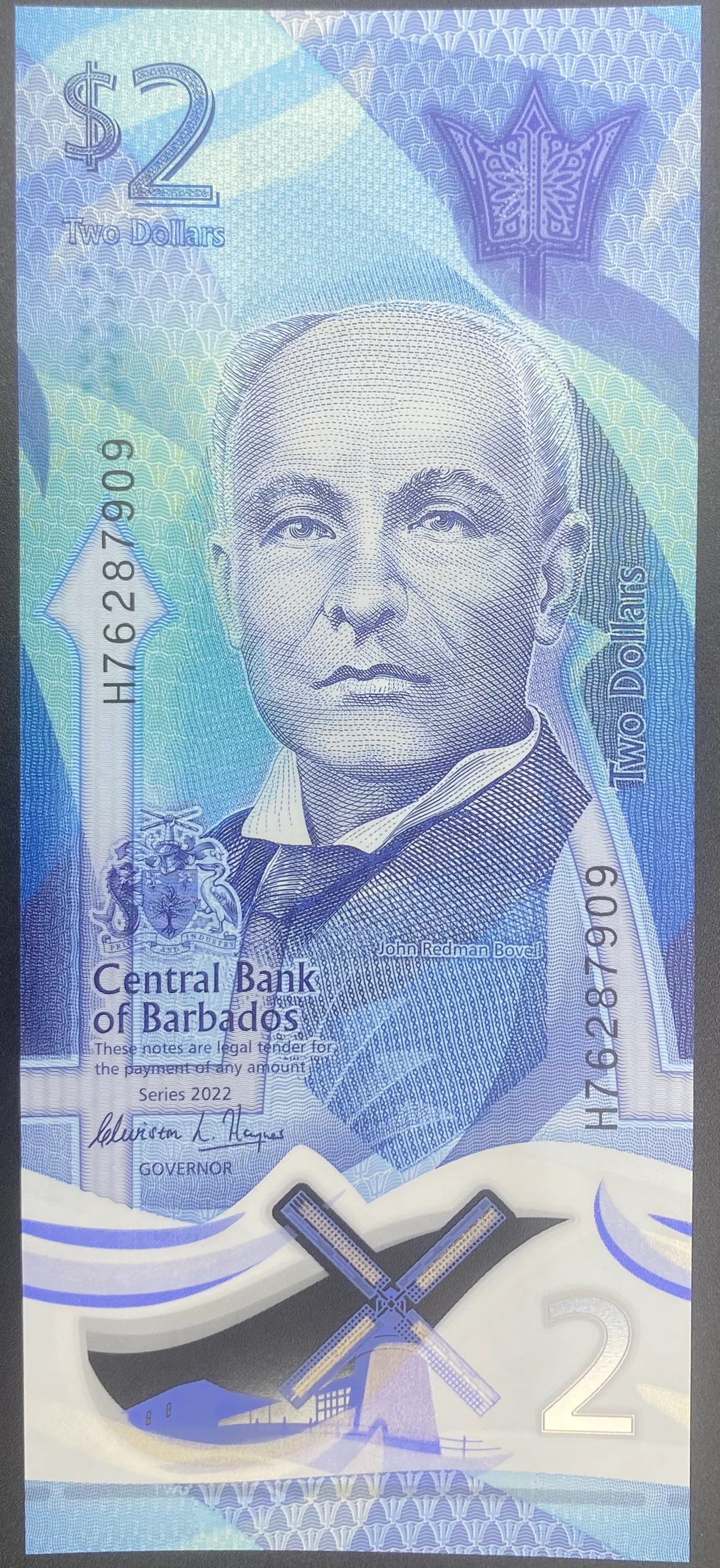 BARBADOS  2  DOLAR (2022)-ÇİL