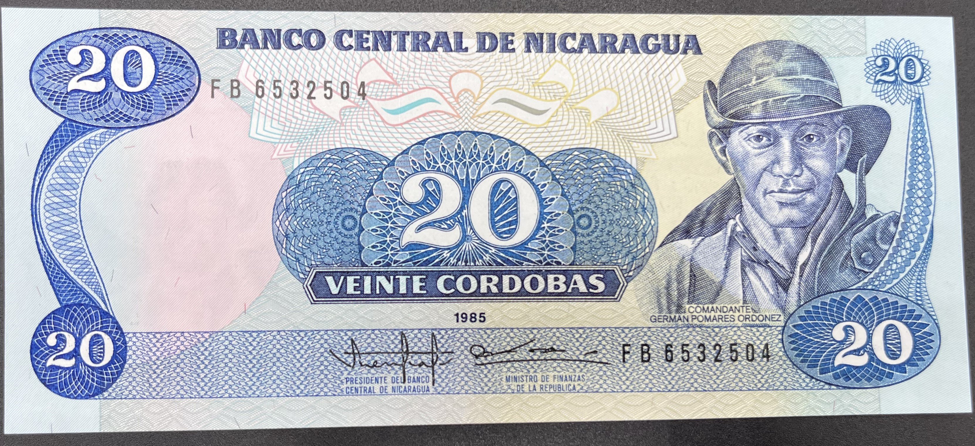 NİKARAGUA>20.00>CORDOBAS