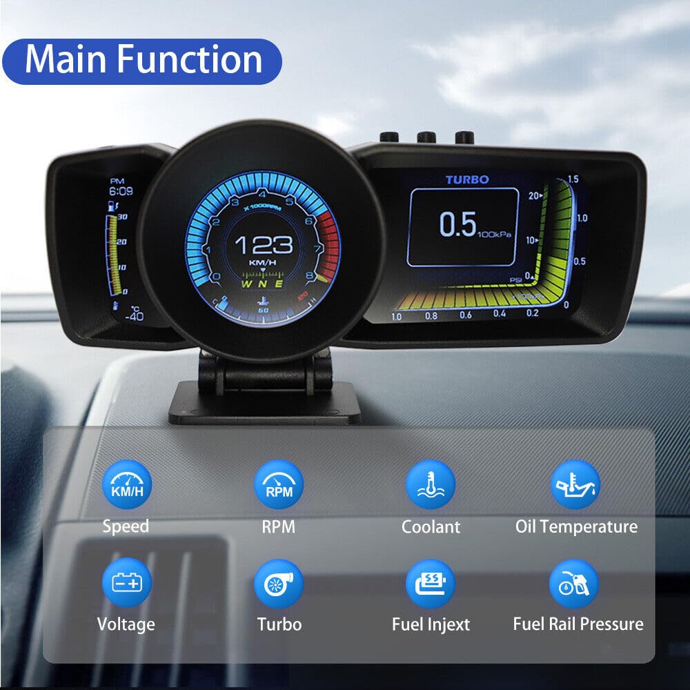 OBD HUD A600 SAAT GPS OBD2 
