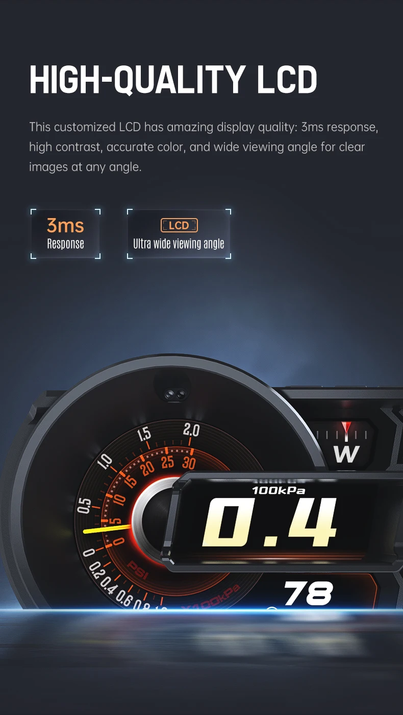 OBD HUD A590 SAAT GPS OBD2