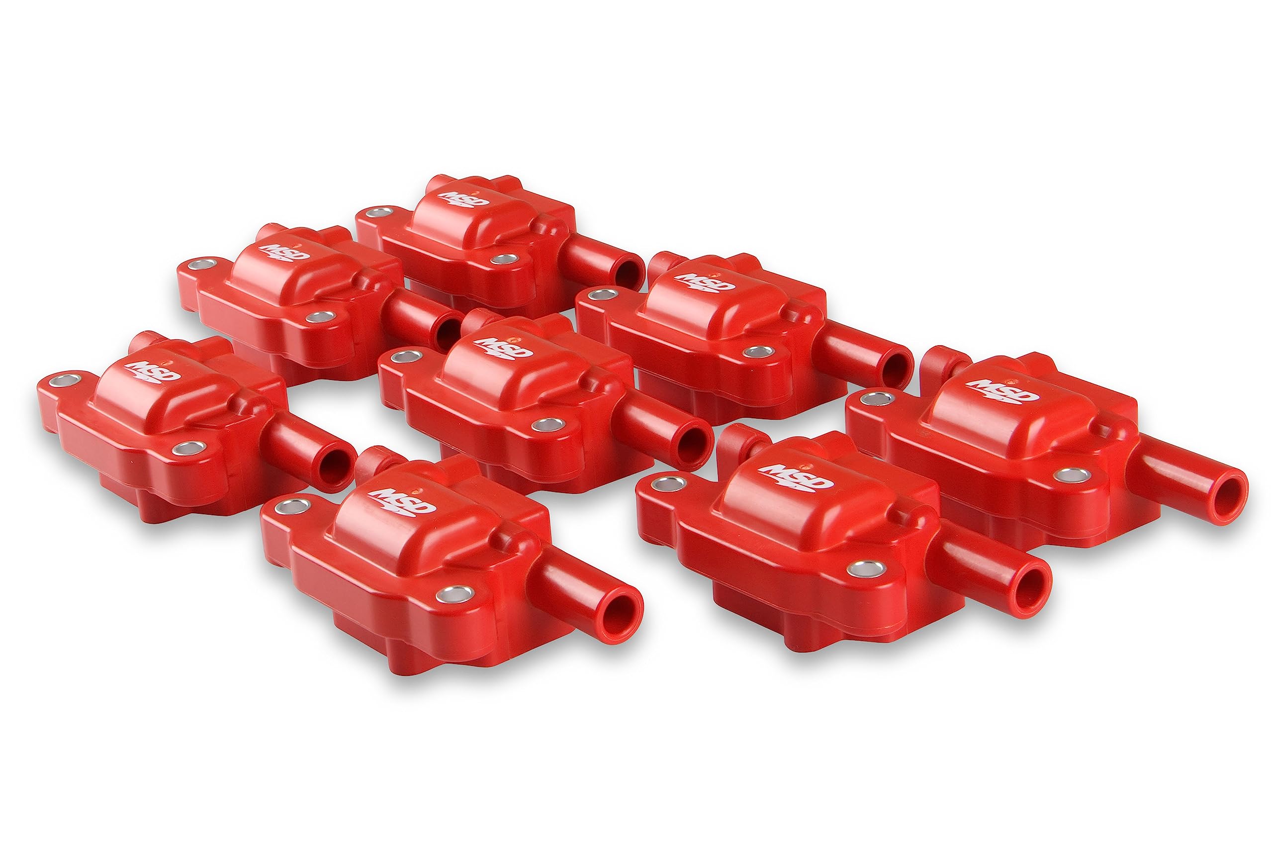 MSD Ateşleme Bobini - Blaster Serisi - LS2/LS3/LS4/LS7/LS9 Motorları - Kırmızı - 8'li Paket