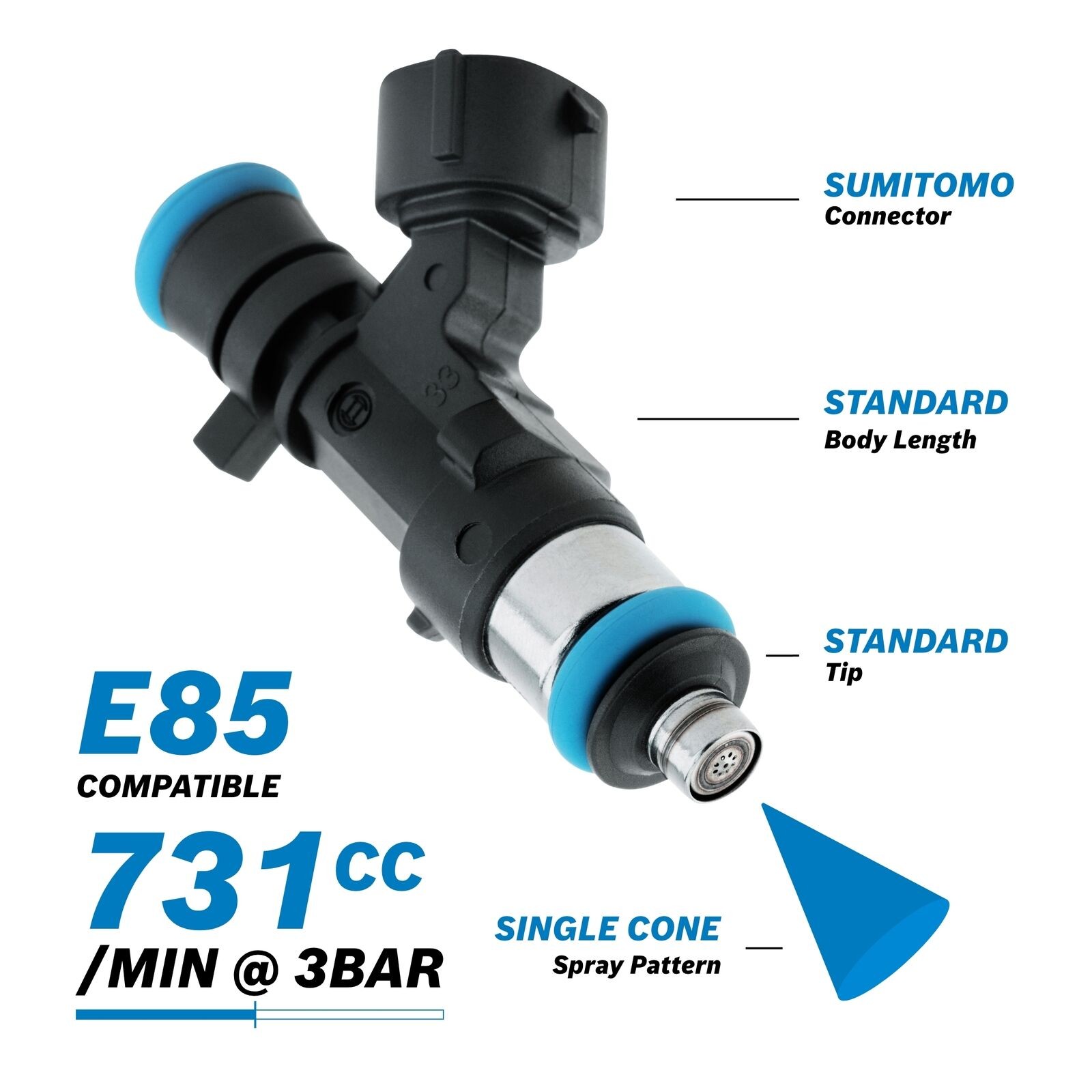 Bosch 750cc E85 Benzin Enjektörü