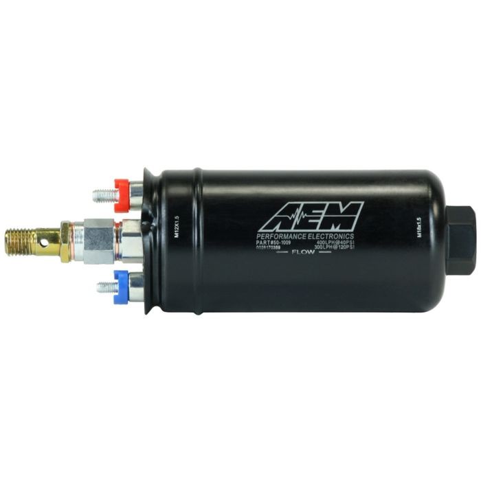 Aem 50-1009 Dış pompa 400LPH HİGH FLOW İNLİNE FUEL PUMP E85