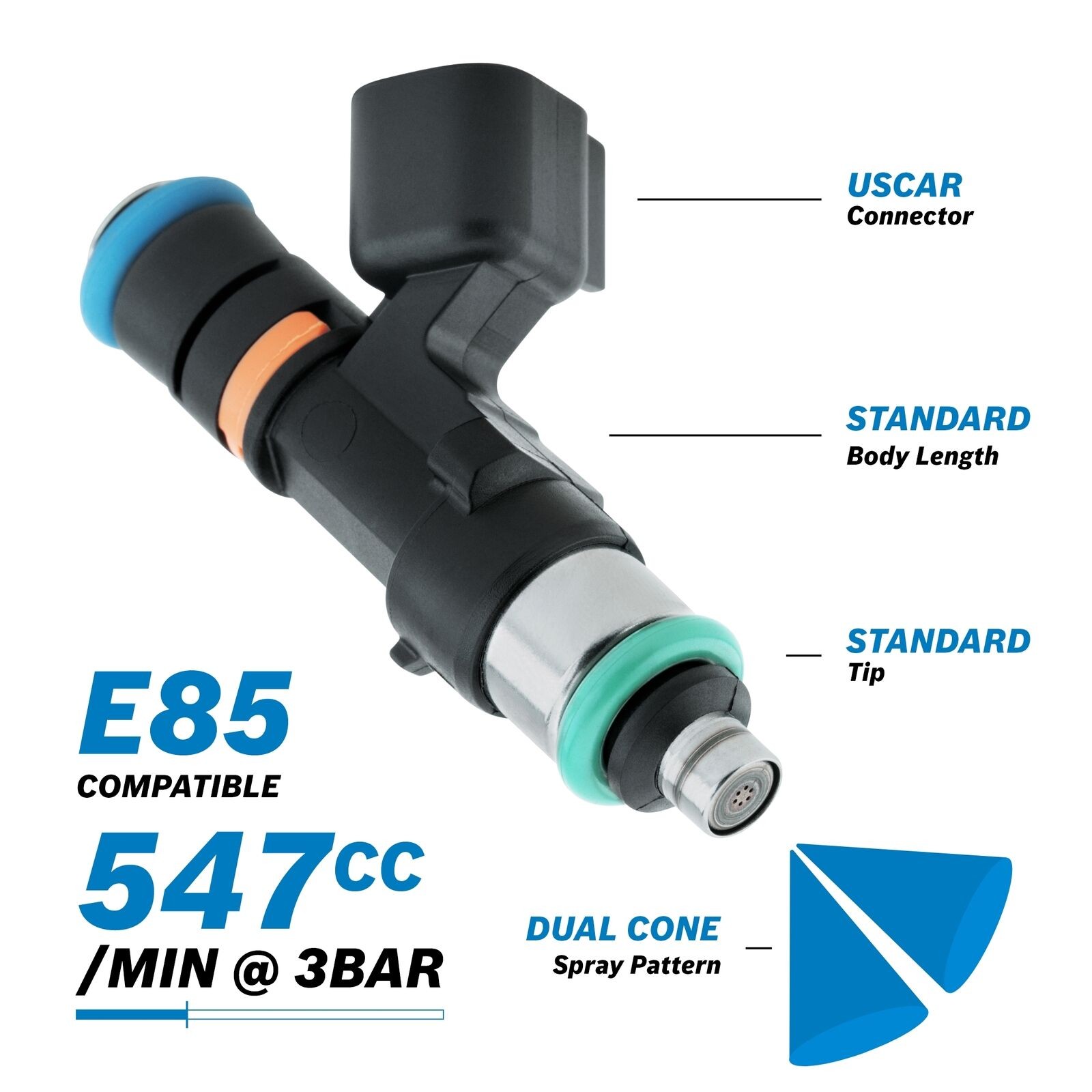 Bosch 550cc E85 Benzin Enjektörü