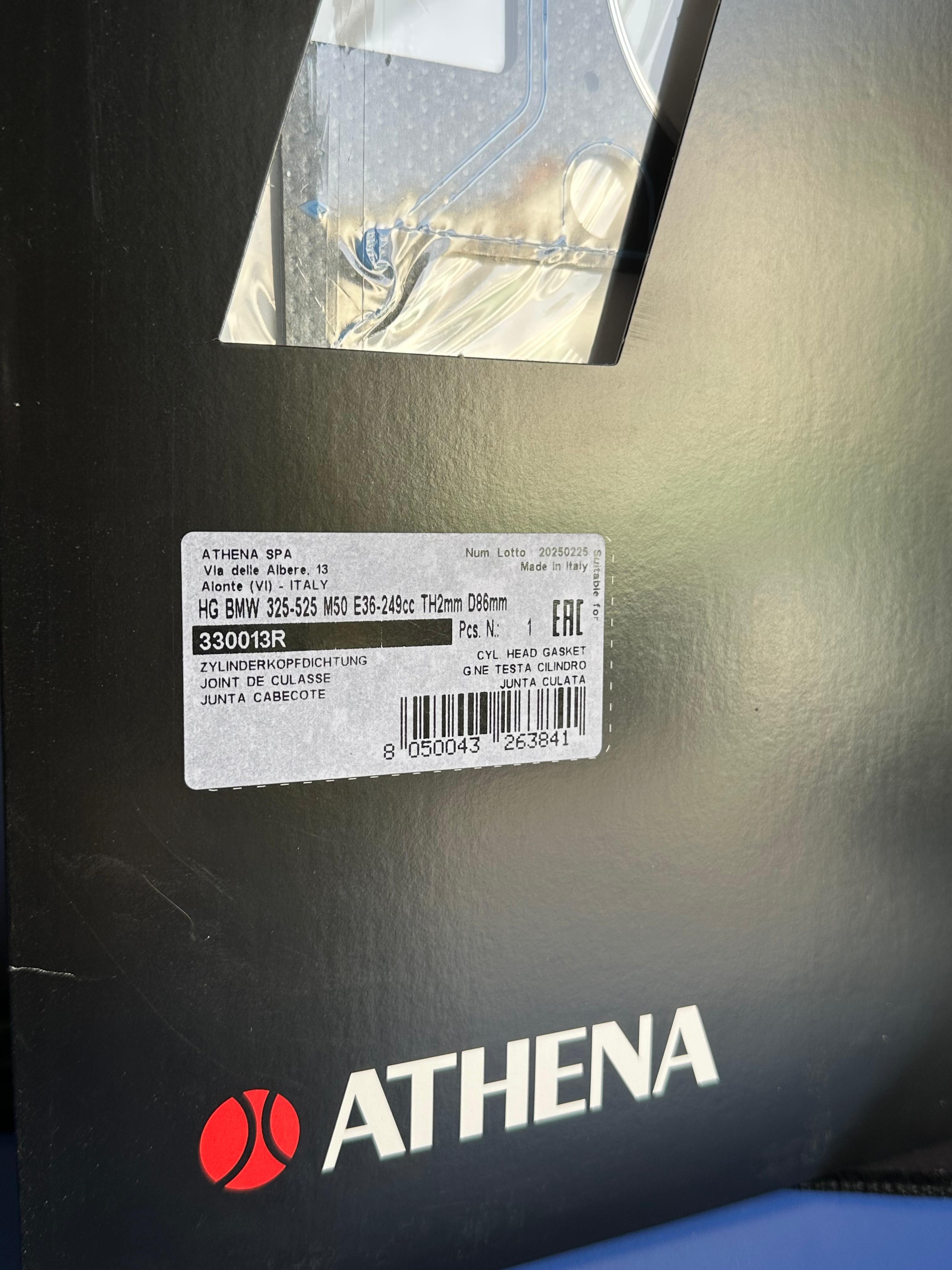 Athena 86mm M50 Yüksek Basınç Silindir Kapak Contası