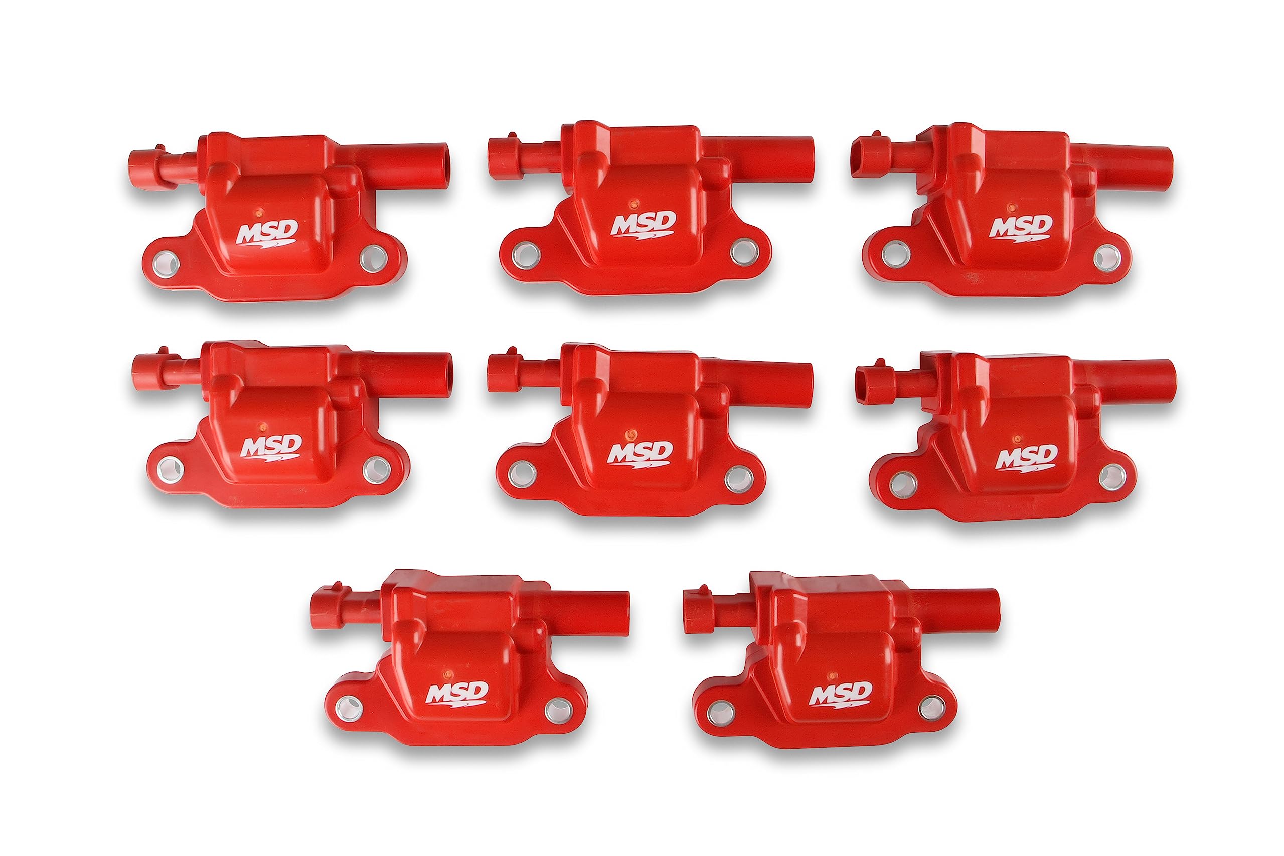 MSD Ateşleme Bobini - Blaster Serisi - LS2/LS3/LS4/LS7/LS9 Motorları - Kırmızı - 8'li Paket