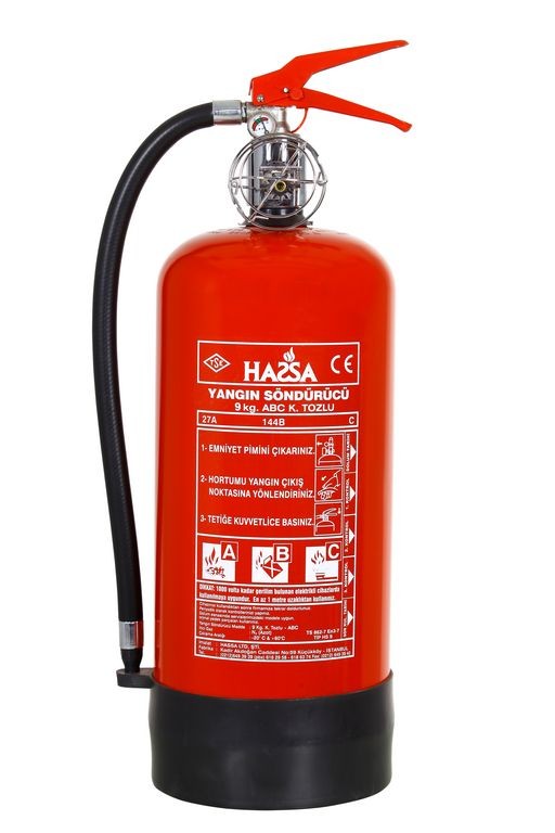 9 Kg ABC Tozlu Bodyguard Yangın Söndürme Cihazı