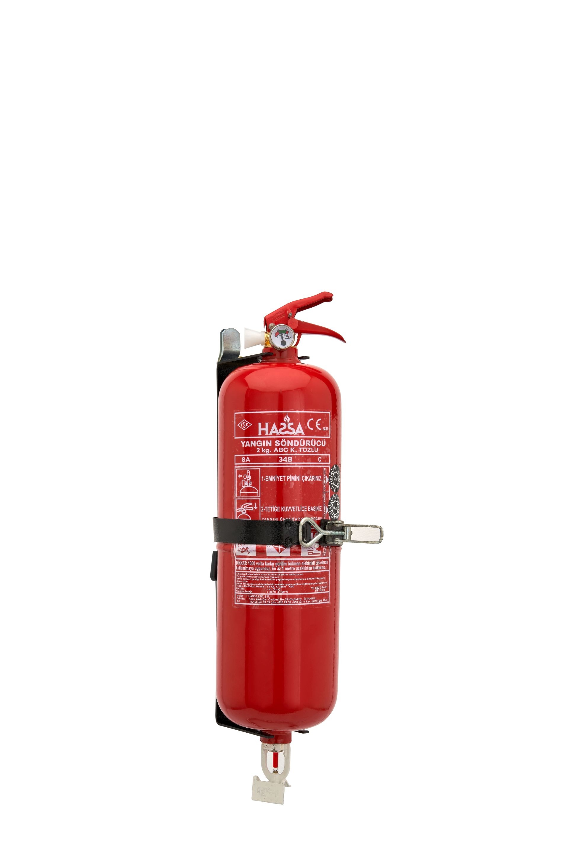 2 Kg ABC Tozlu Bodyguard Yangın Söndürme Cihazı