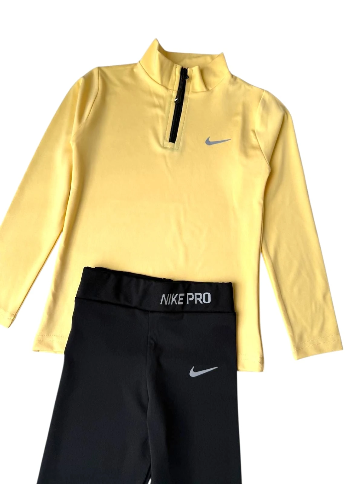 Gym Set Taytlı/Uzun Kollu- Yellow