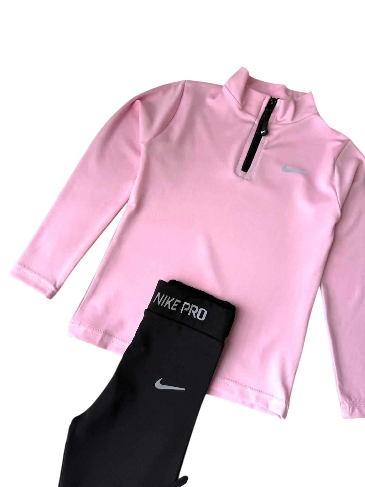 Gym Set Taytlı/Uzun Kollu- Pink