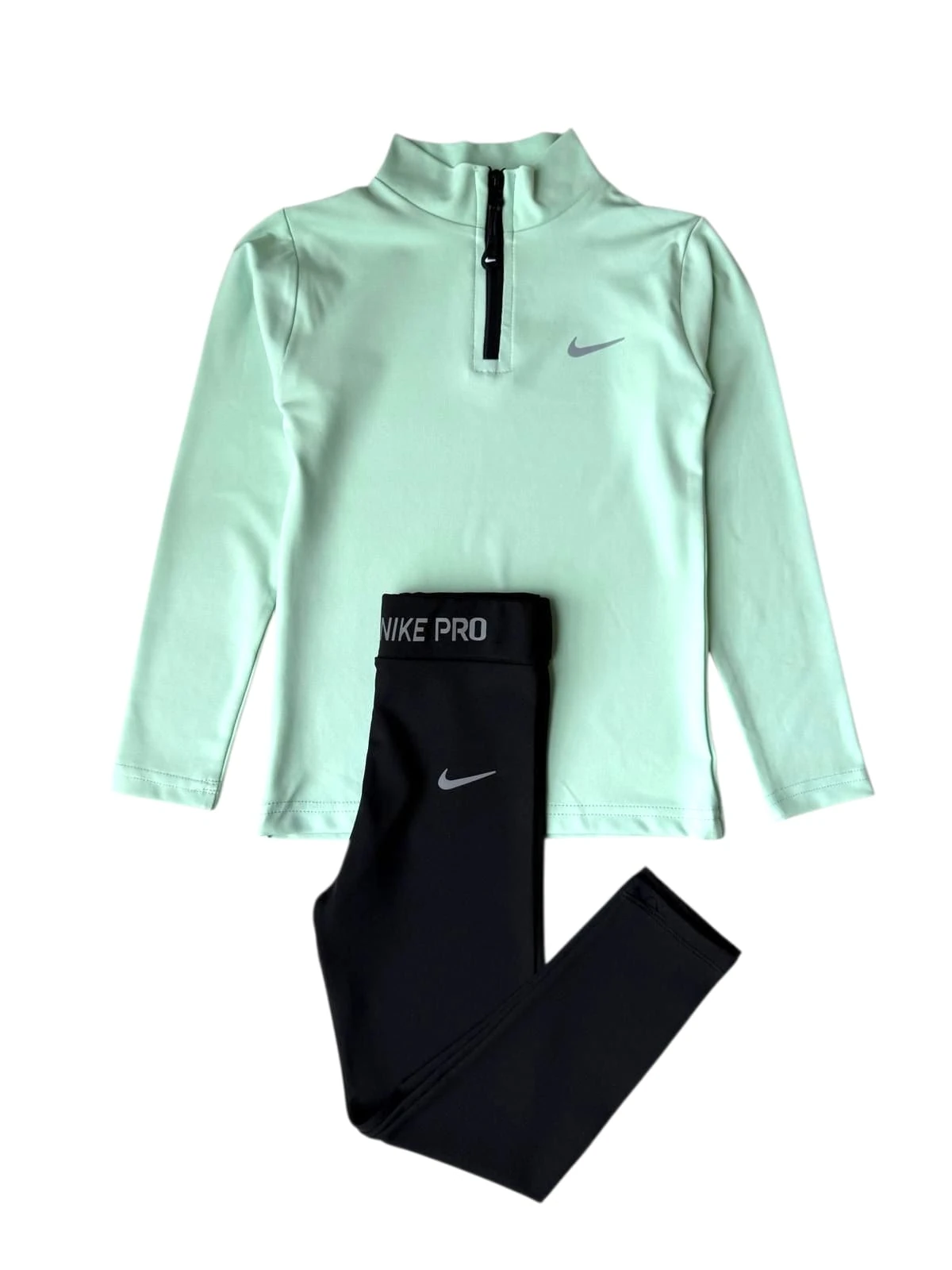 Gym Set Taytlı/Uzun Kollu- Mint