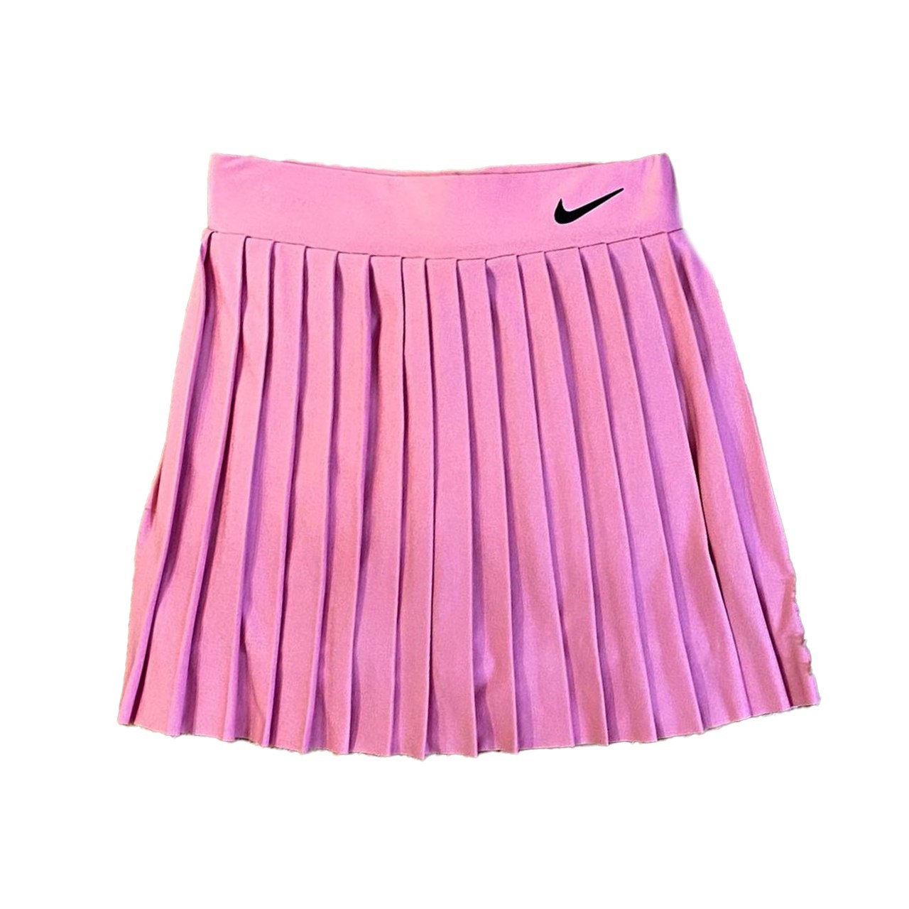 Pileli-Şort Etekli Crop Takım-Pembe