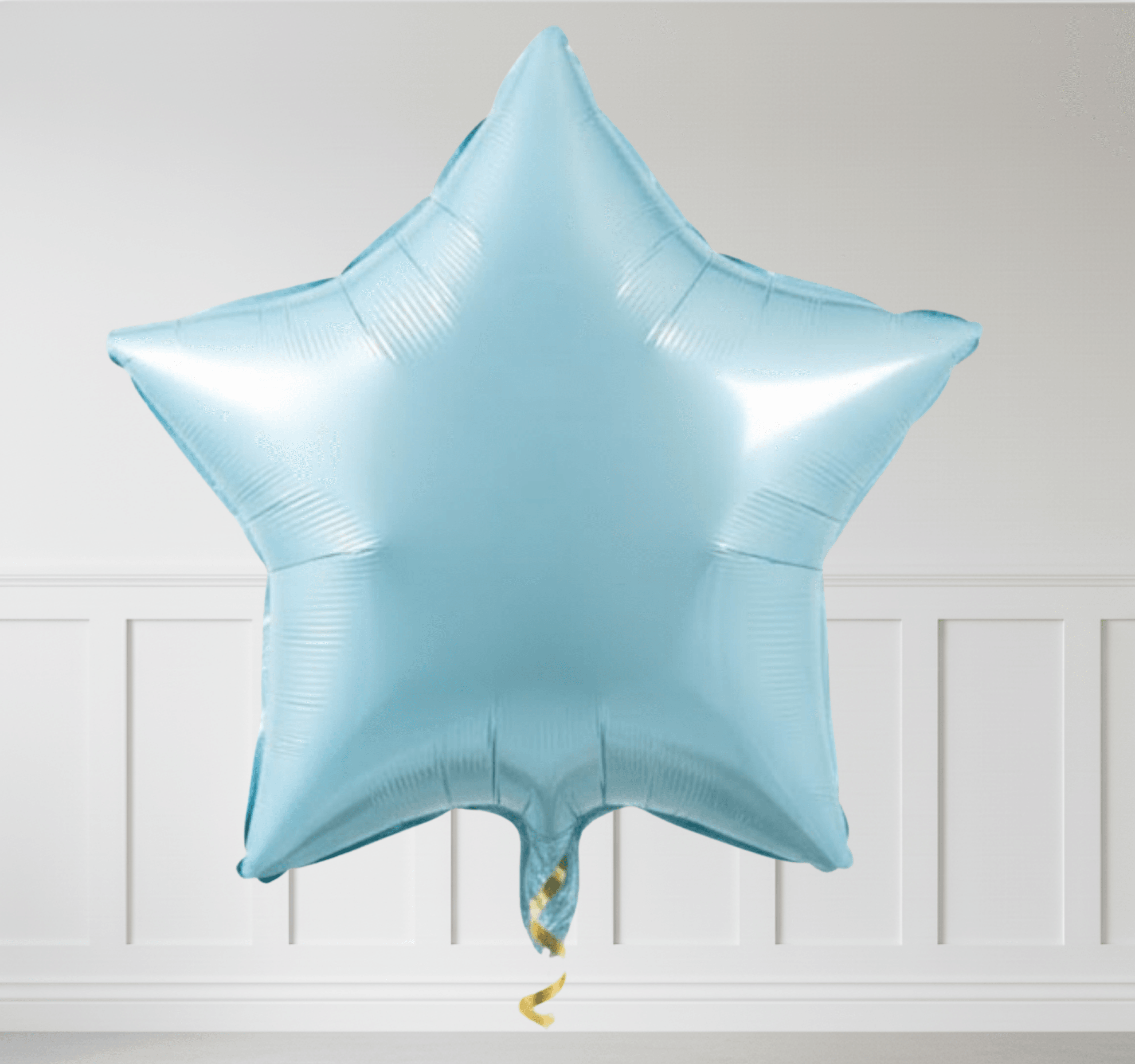 Açık Mavi Yıldız Folyo Balon (18”) – Tekli & Çoklu Set