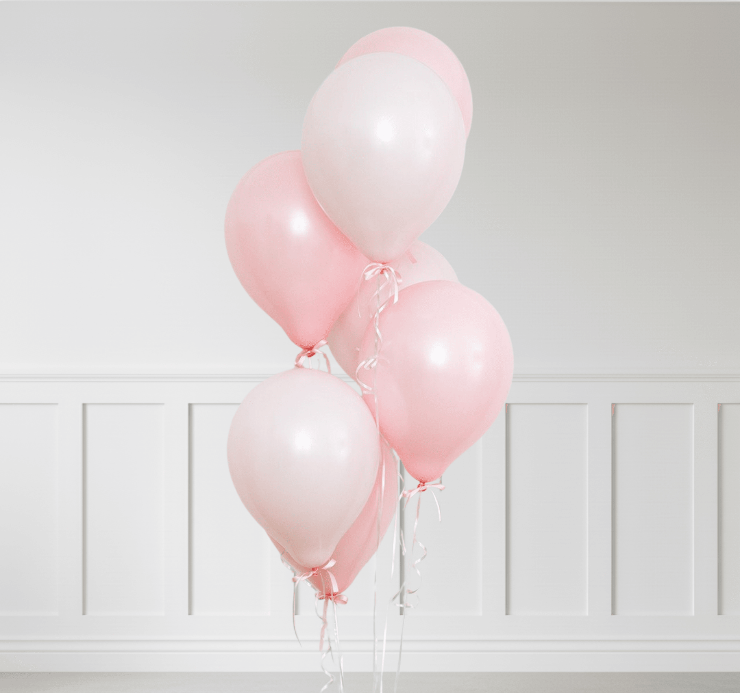 Premium Lateks Balon Buketi (7 Adet) – Helyumlu Hazır, Uyumlu Renk Setleri