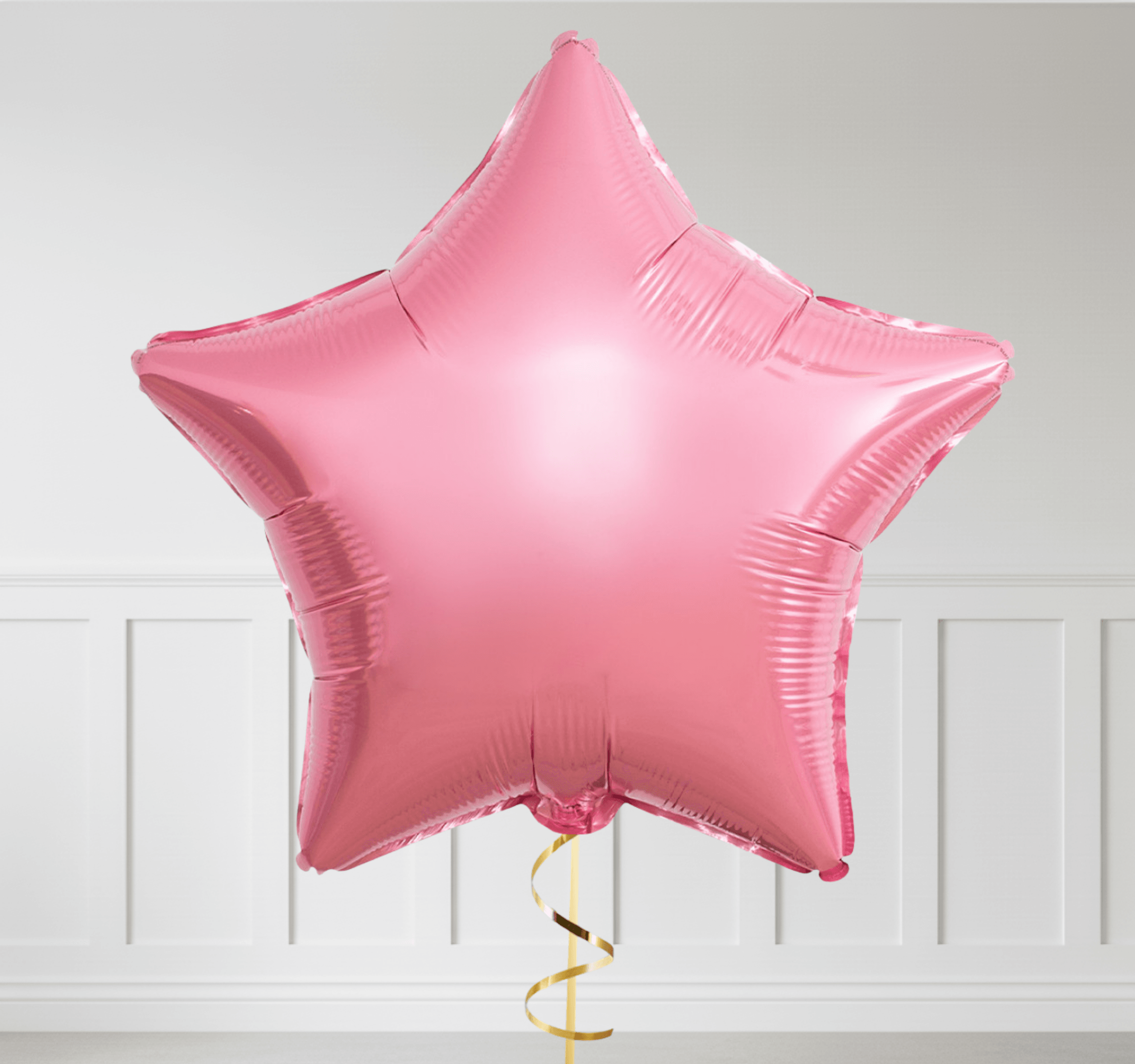 Pembe Yıldız Folyo Balon (18”) – Tekli & Çoklu Set
