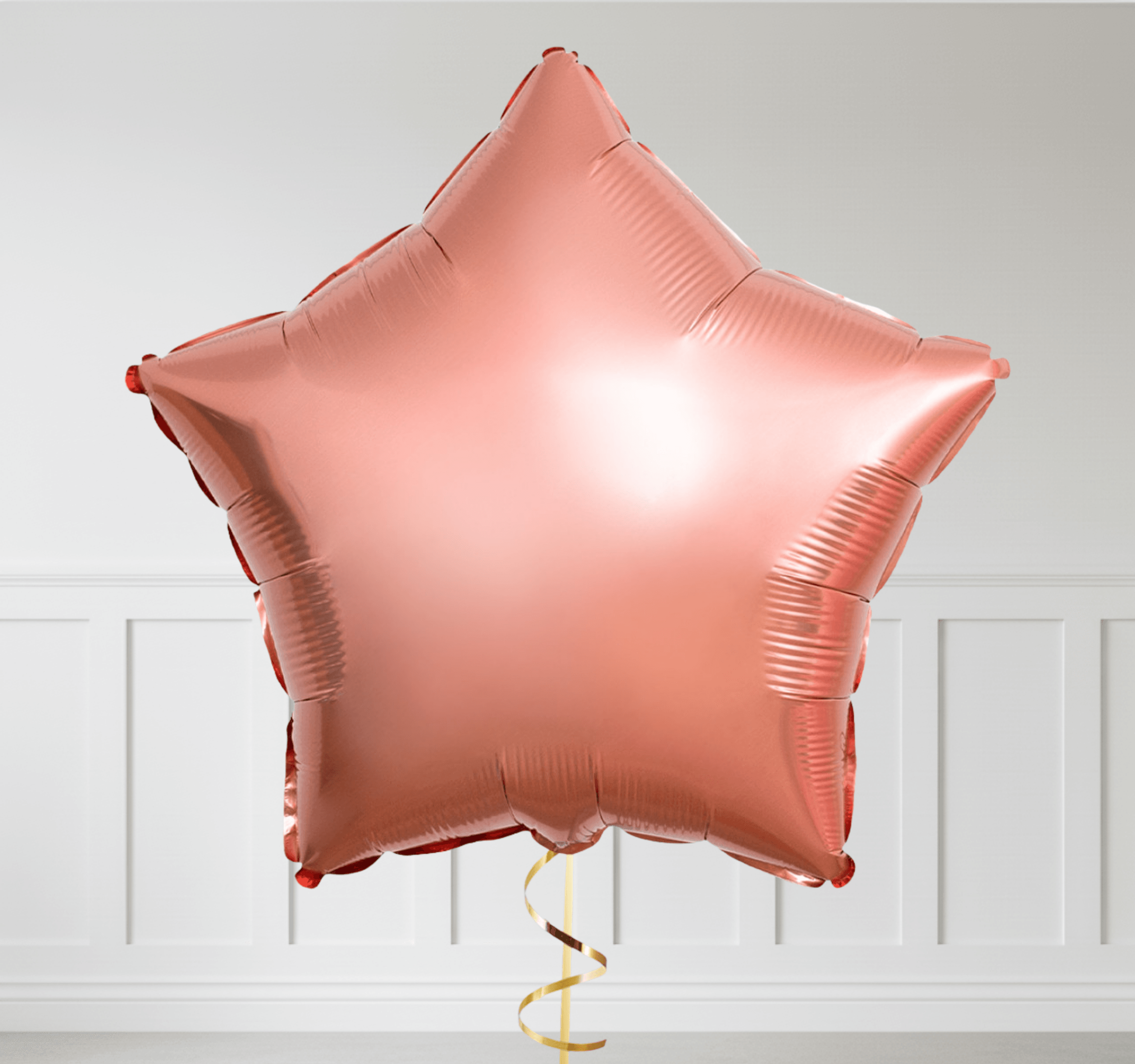 Rose Gold Yıldız Folyo Balon (18”) – Tekli & Çoklu Set