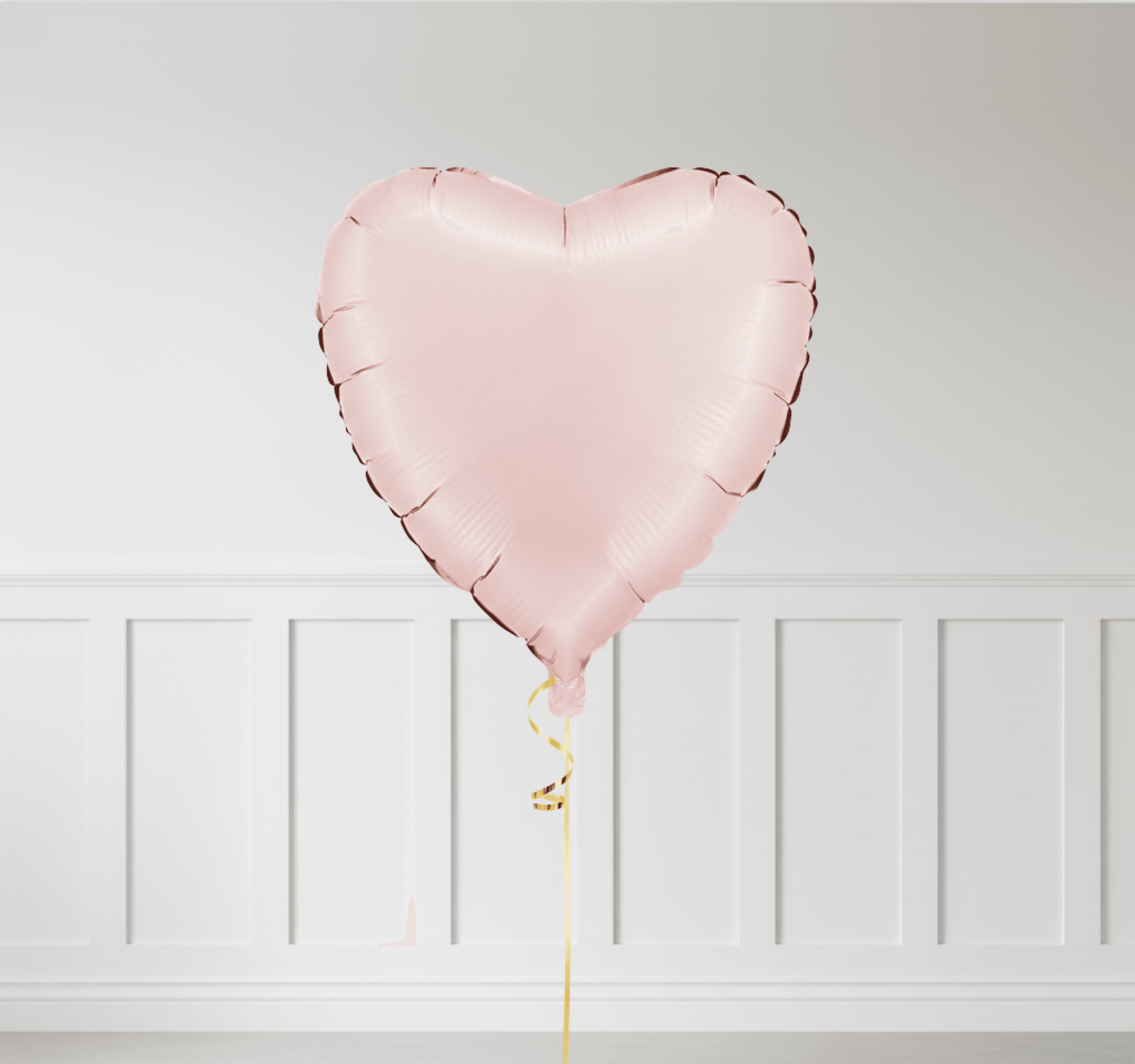 Kalp Şeklinde Toz Pembe Folyo Balon (18”) – Tekli & Çoklu Set Seçenekleri