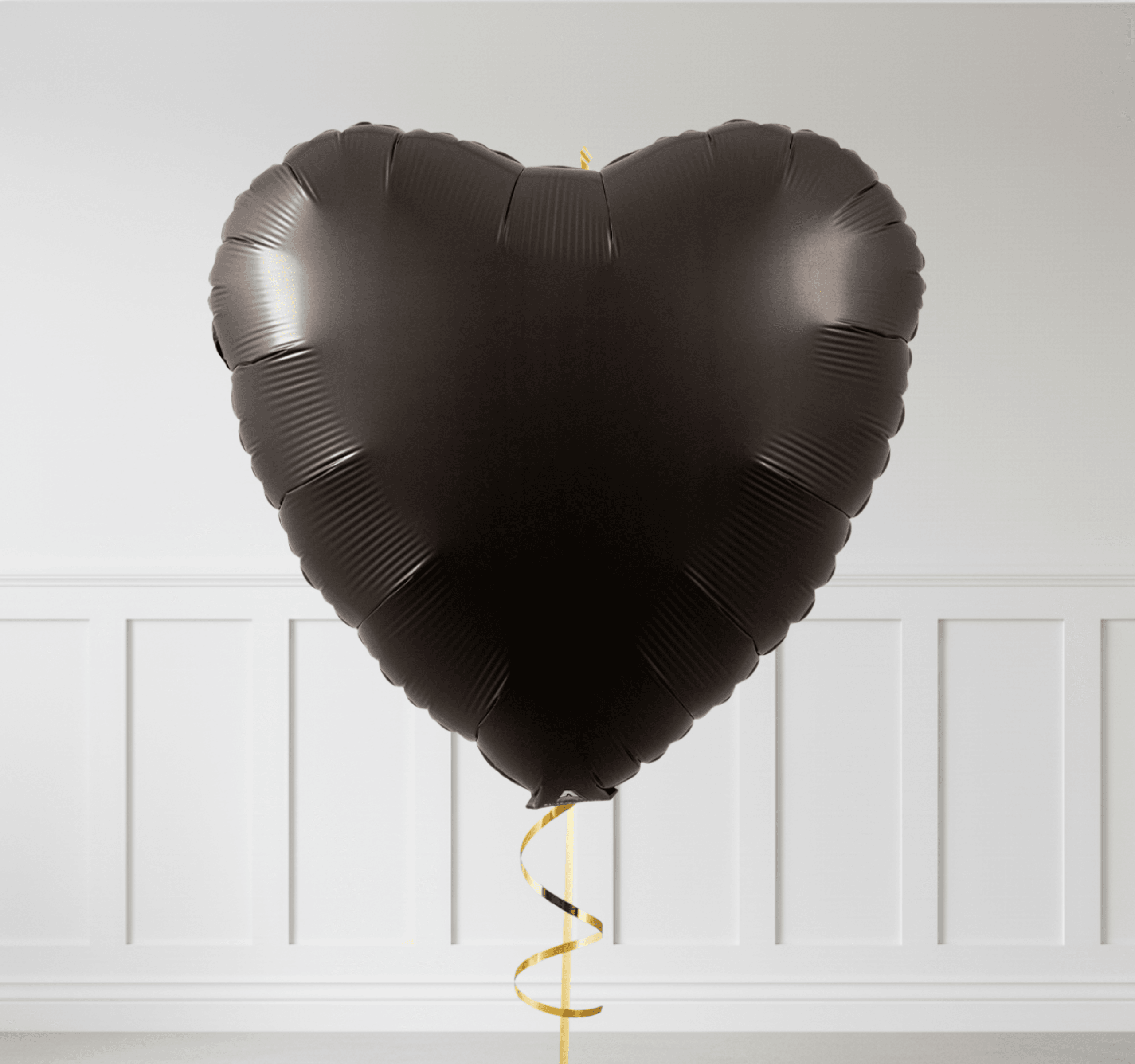 Kalp Şeklinde Siyah Folyo Balon (18”) – Tekli & Çoklu Set Seçenekleri